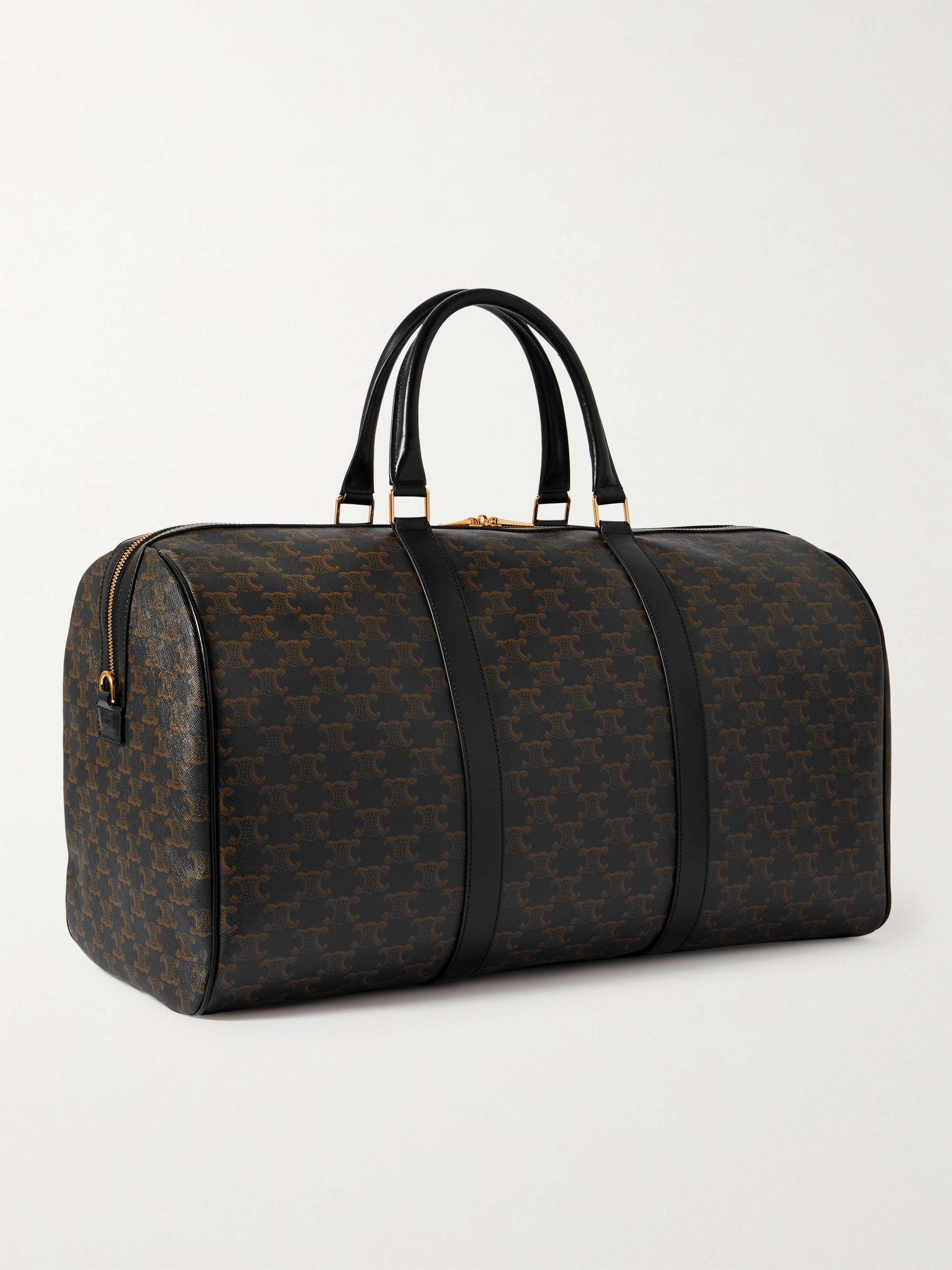 CELINE HOMME Large Printed Coated-Canvas Duffle Bag