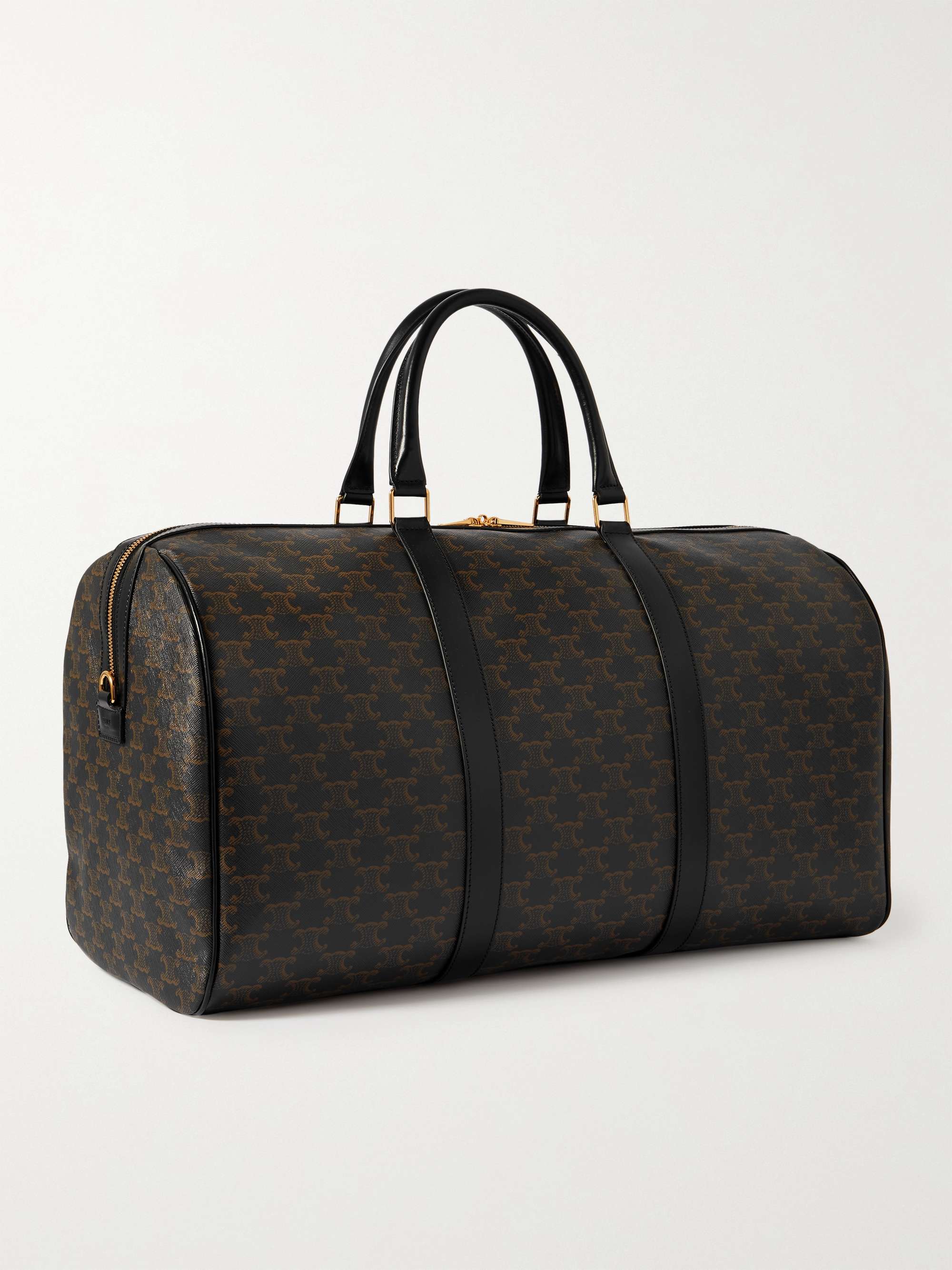 CELINE HOMME Large Printed Coated-Canvas Duffle Bag for Men | MR PORTER