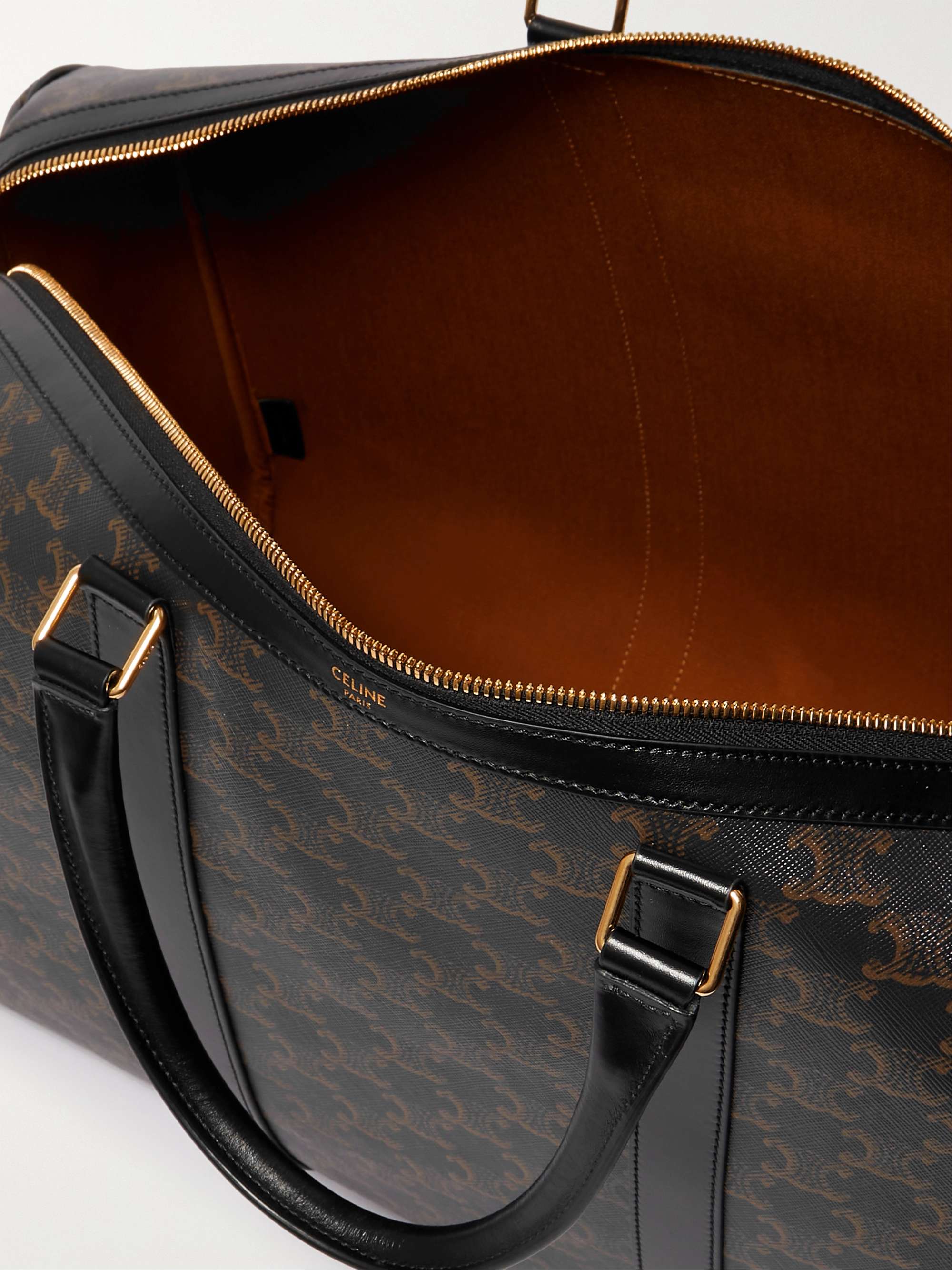 CELINE HOMME Large Printed Coated-Canvas Duffle Bag