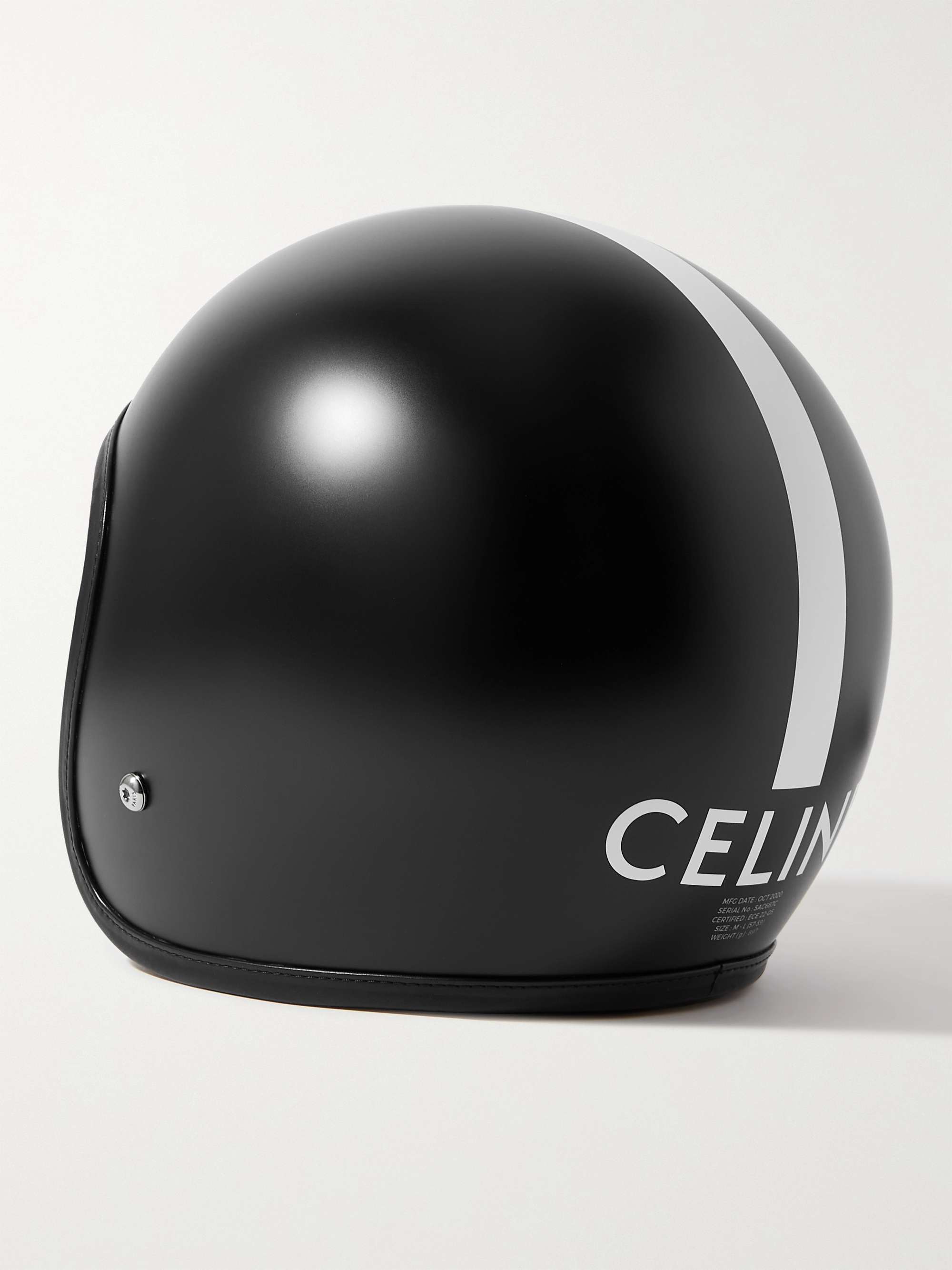 CELINE HOMME Carbon Fibre Motorcycle Helmet