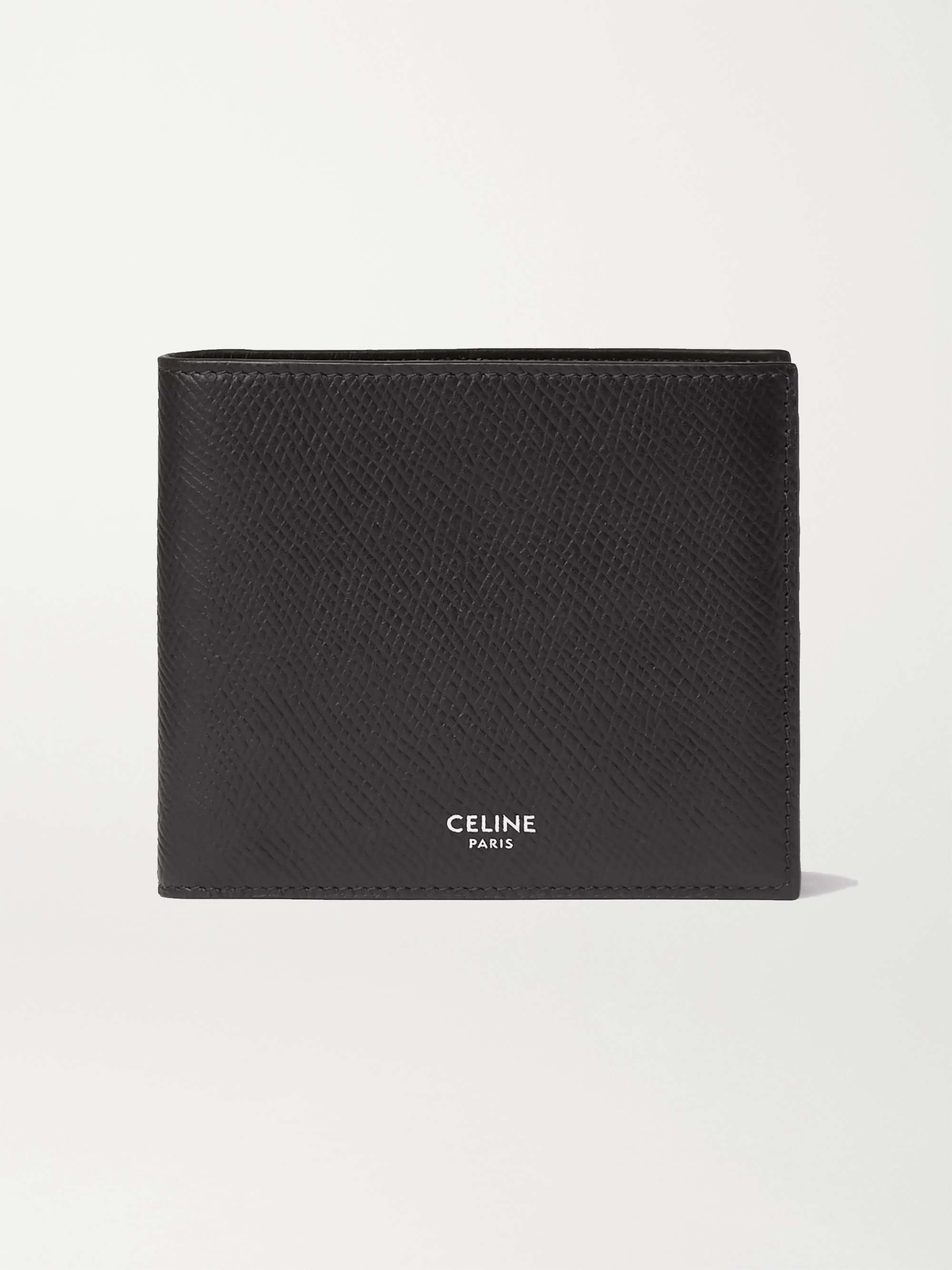 Celine Men's Bifold Wallet in Triomphe Canvas