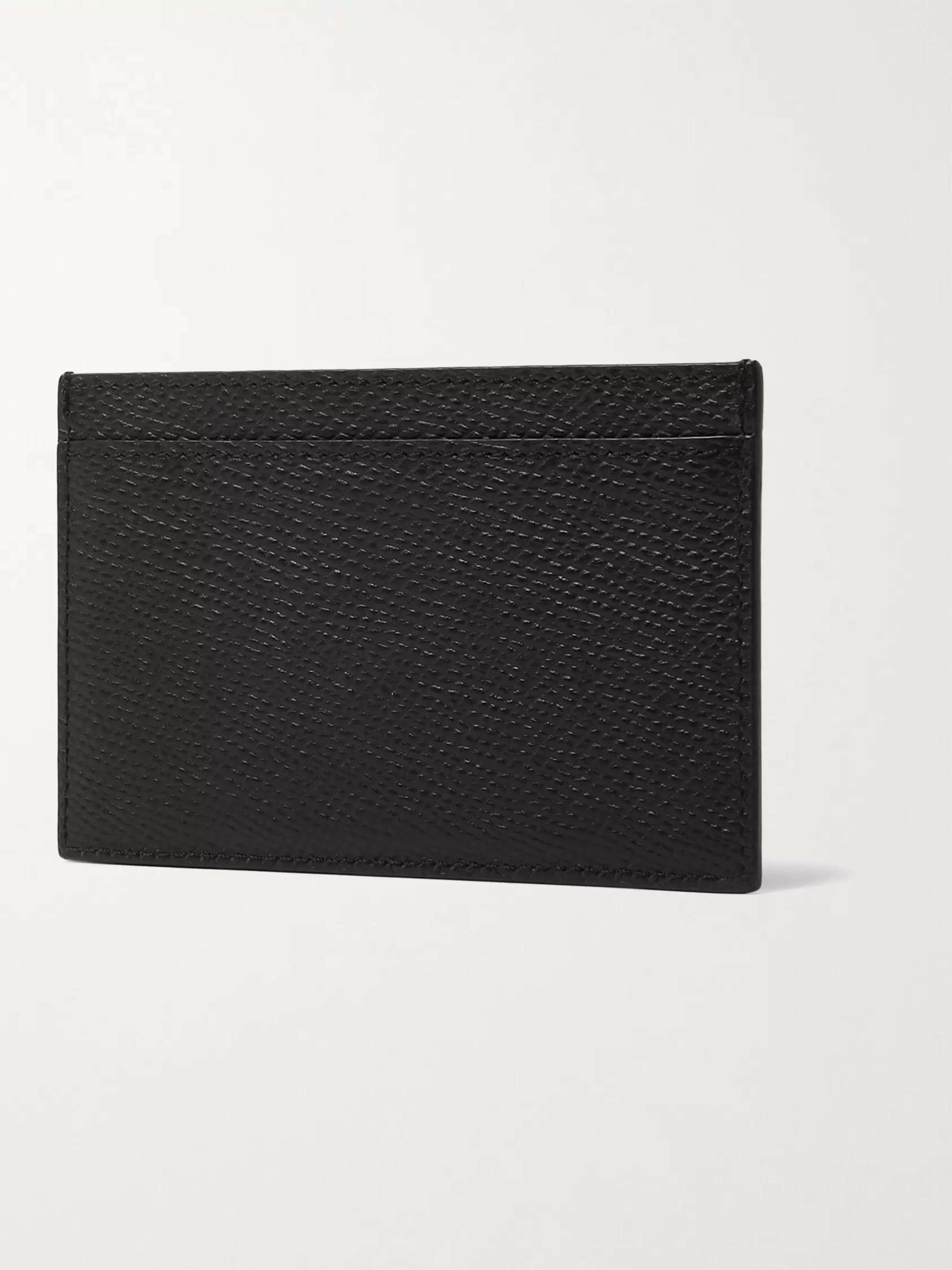 CELINE HOMME Full-Grain Leather Cardholder