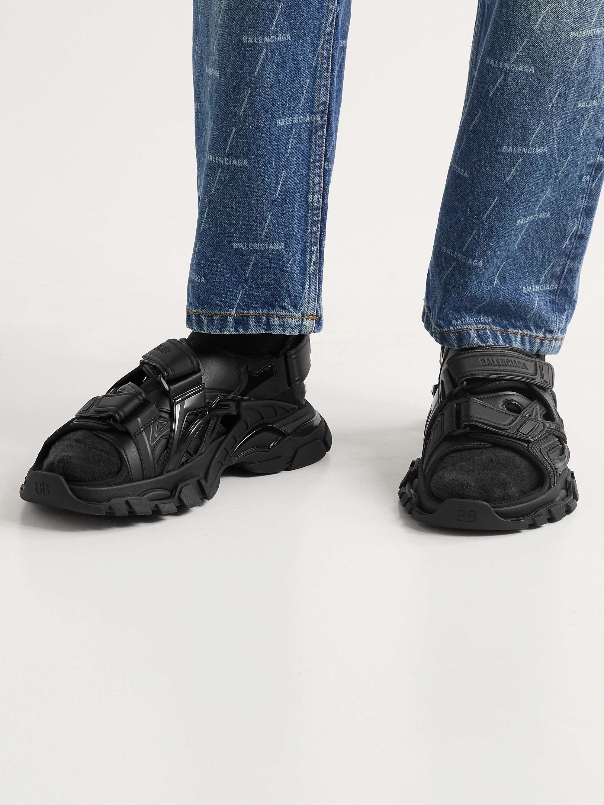 BALENCIAGA Track Neoprene and Rubber Sandals | MR PORTER