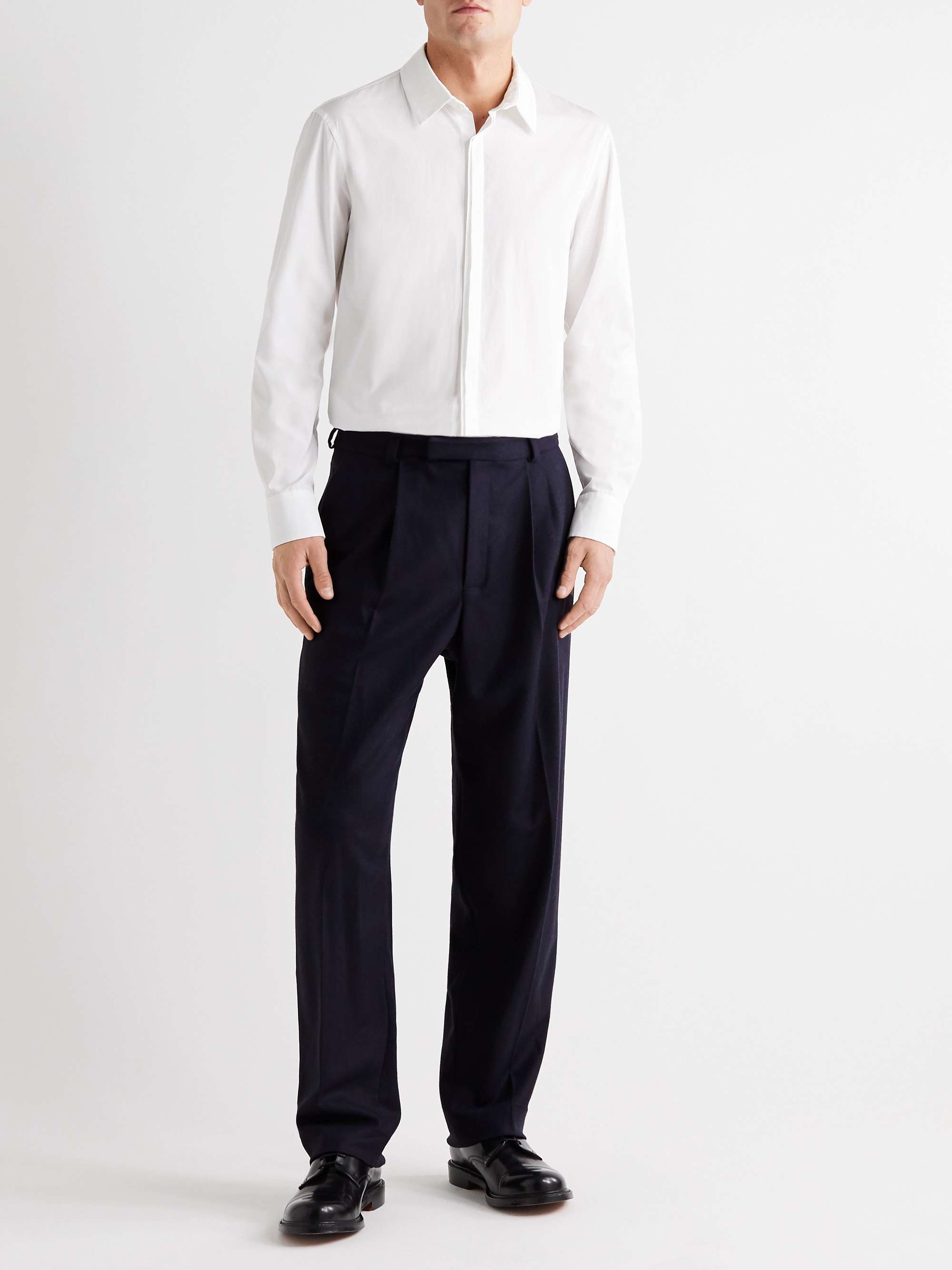 NET-A-PORTER FOR THE KING’S FOUNDATION Merino Wool and Cashmere-Blend Trousers