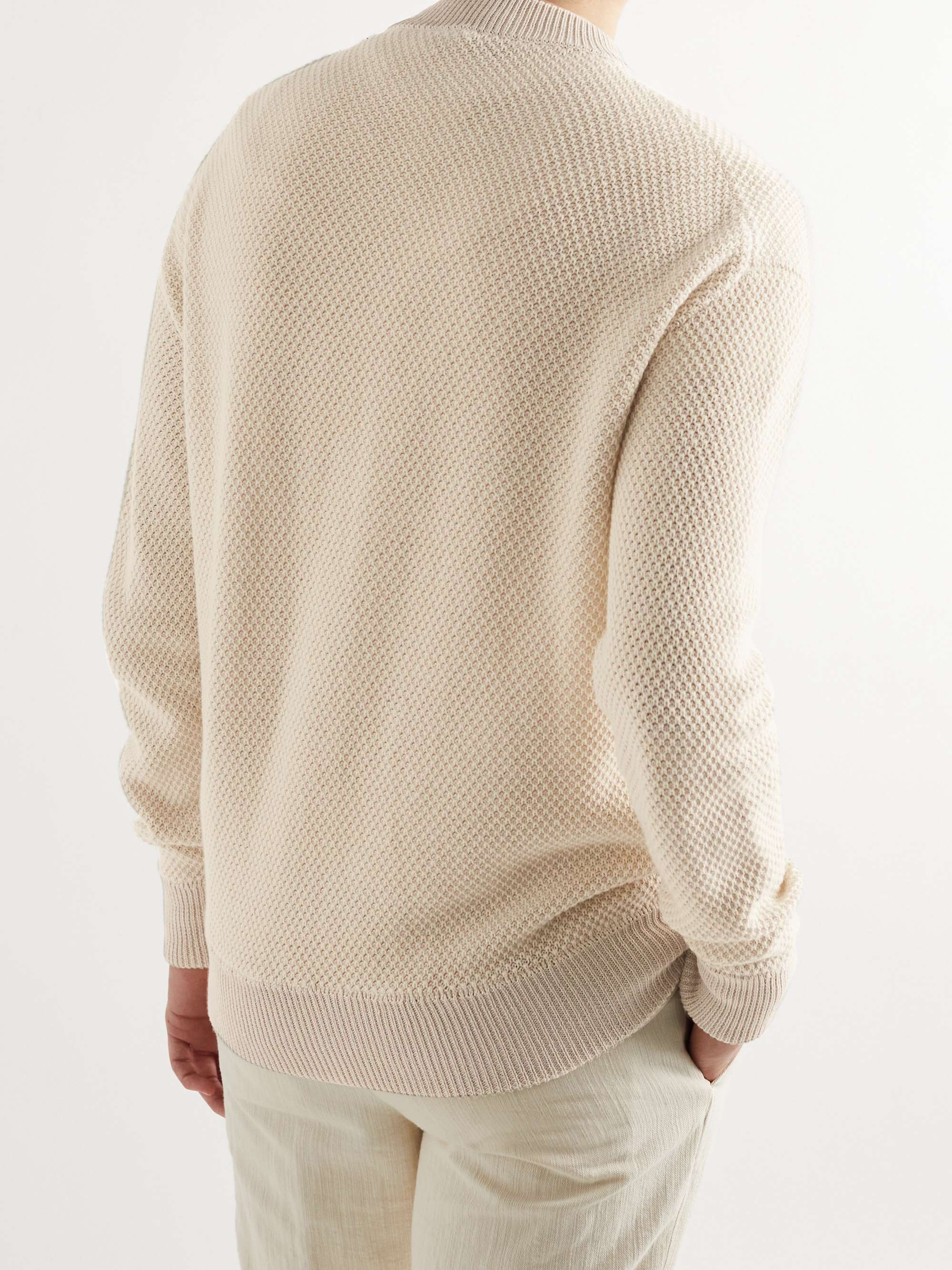 LORO PIANA Linen and Cashmere-Blend Sweater