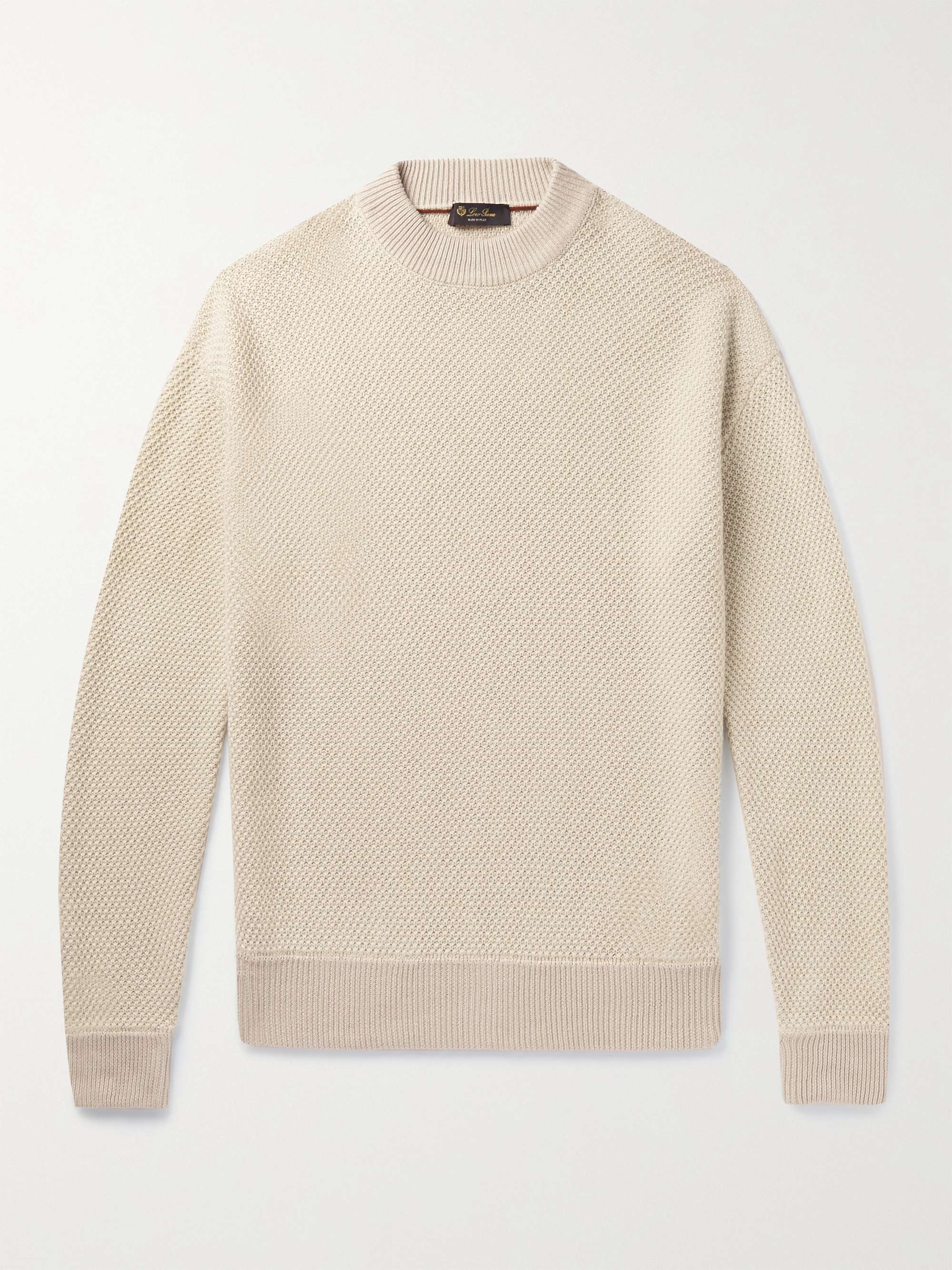 LORO PIANA Linen and Cashmere Blend Sweater for Men MR PORTER