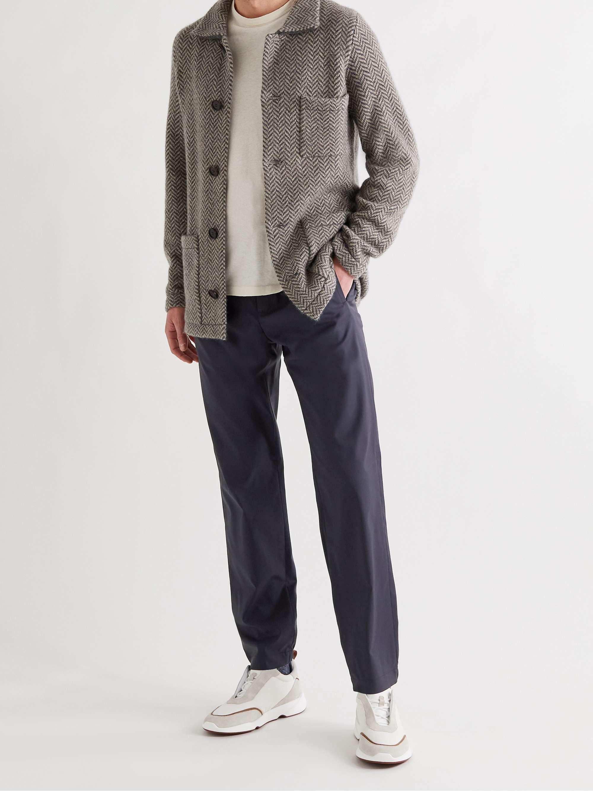 LORO PIANA Rain System Virgin Wool-Blend Trousers