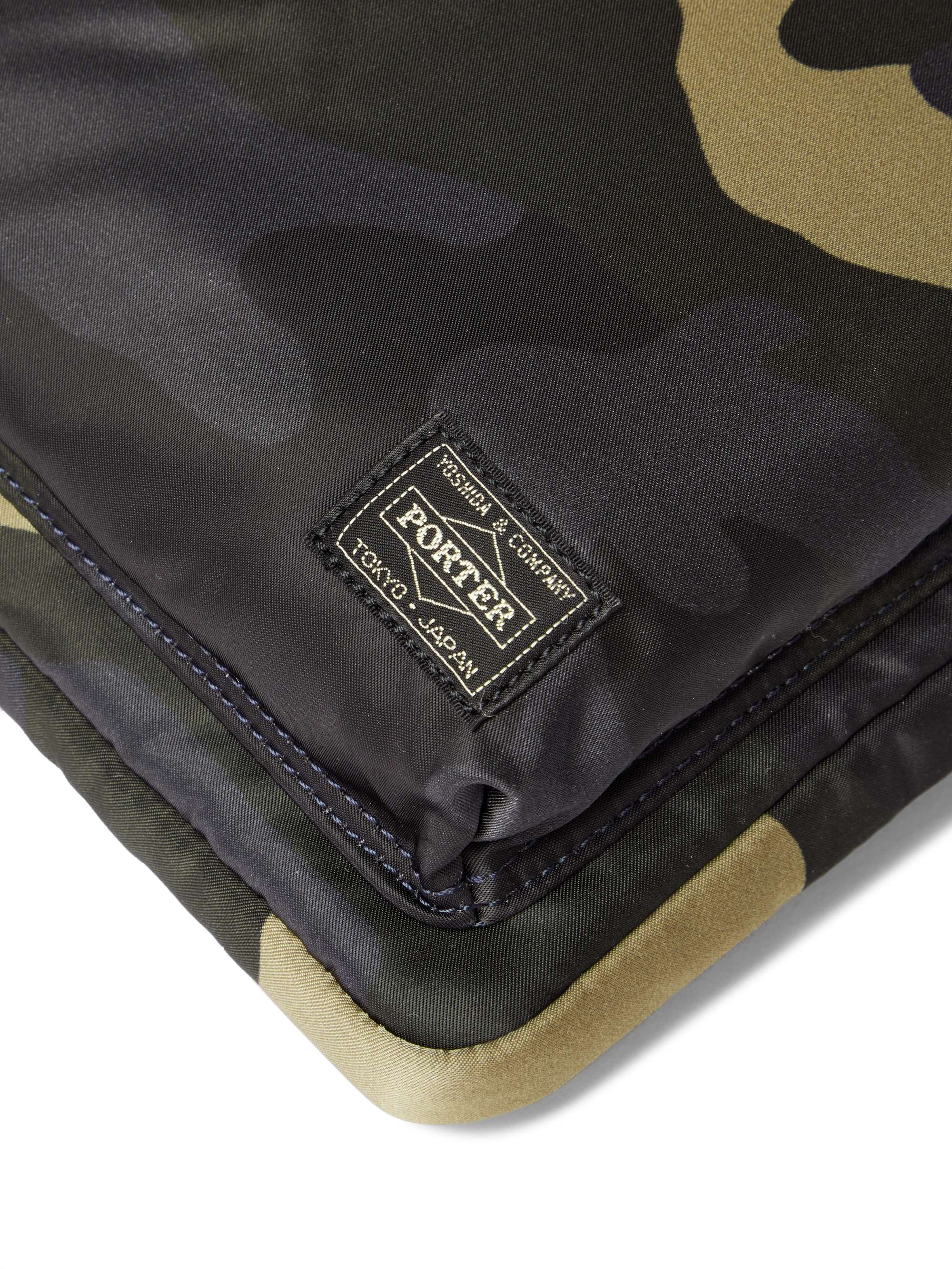 PORTER-YOSHIDA & CO Counter Shade Camouflage-Print Nylon Pouch