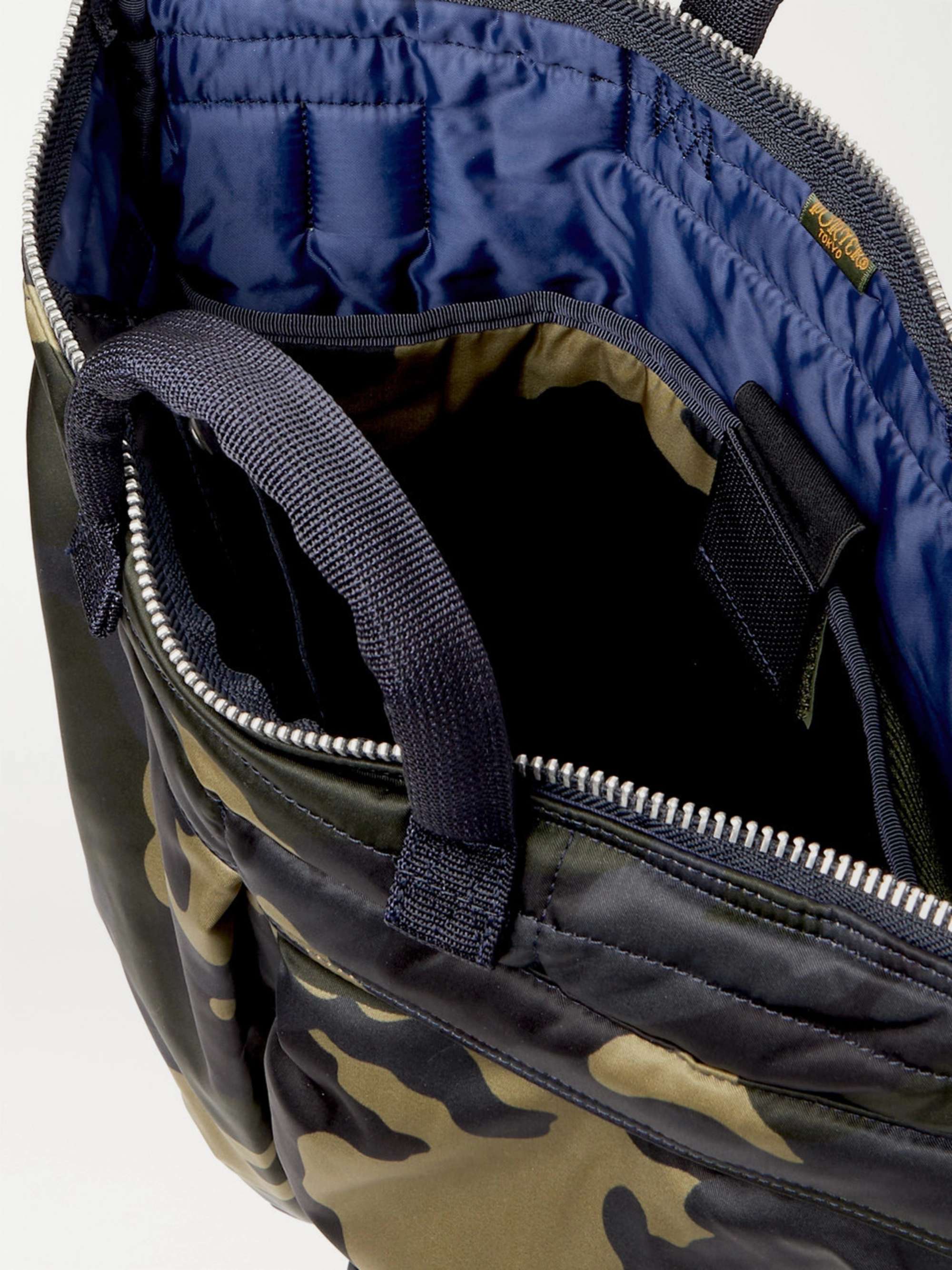 PORTER-YOSHIDA & CO Counter Shade Camouflage-Print Nylon Tote Bag