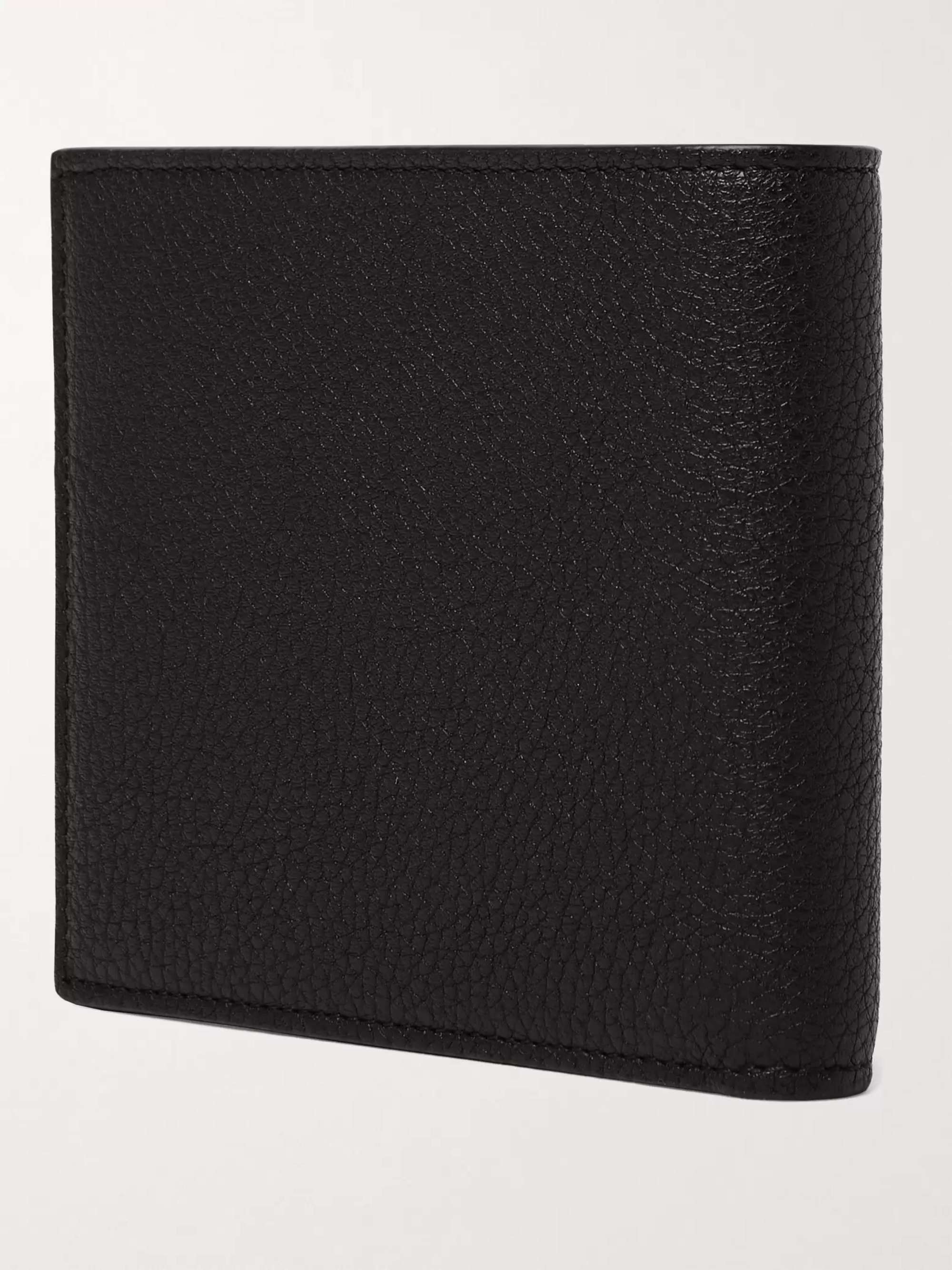 LOEWE Logo-Debossed Full-Grain Leather Billfold Wallet
