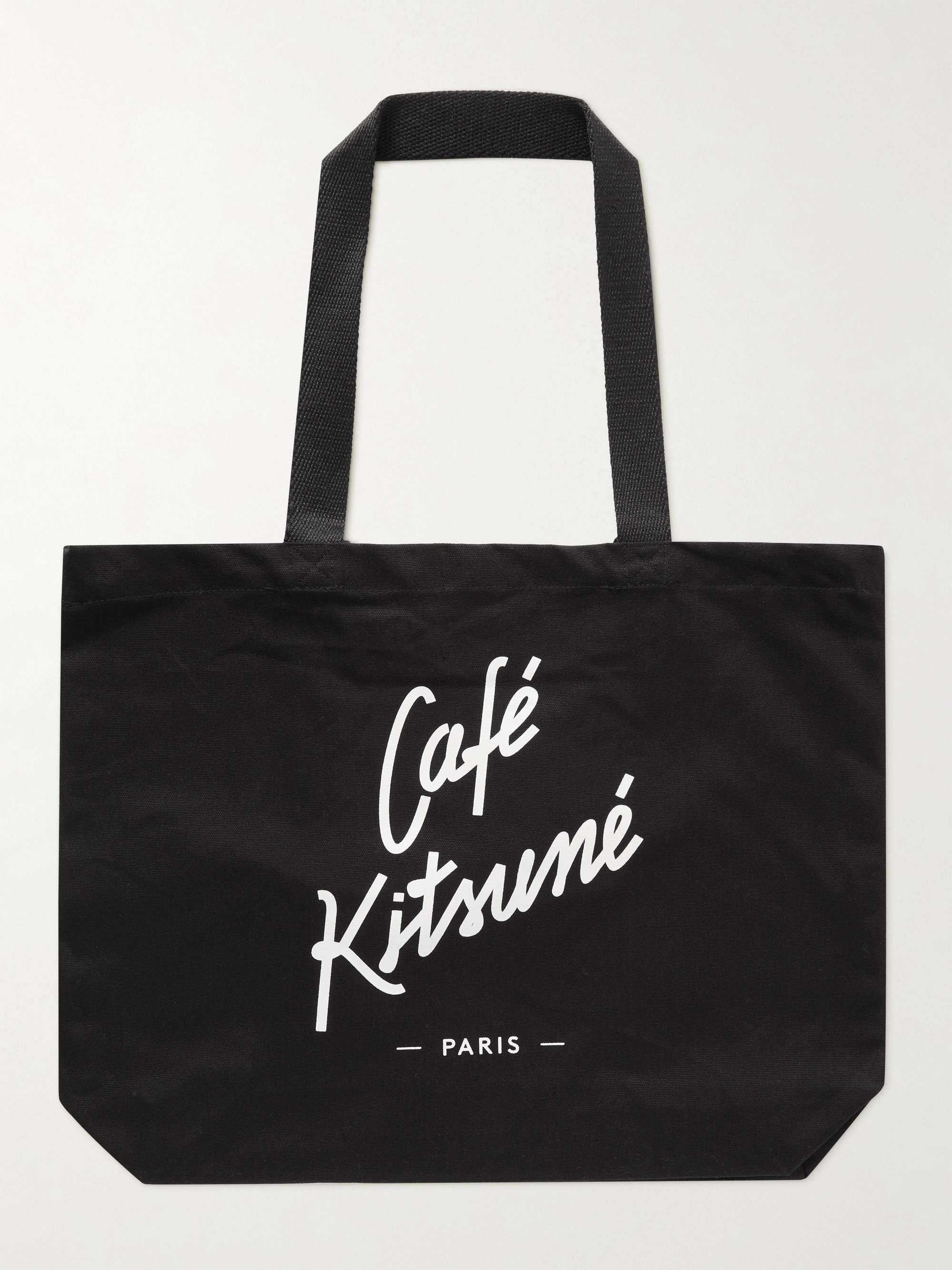 Café Kitsuné Men's Logo-Print Tote Bag