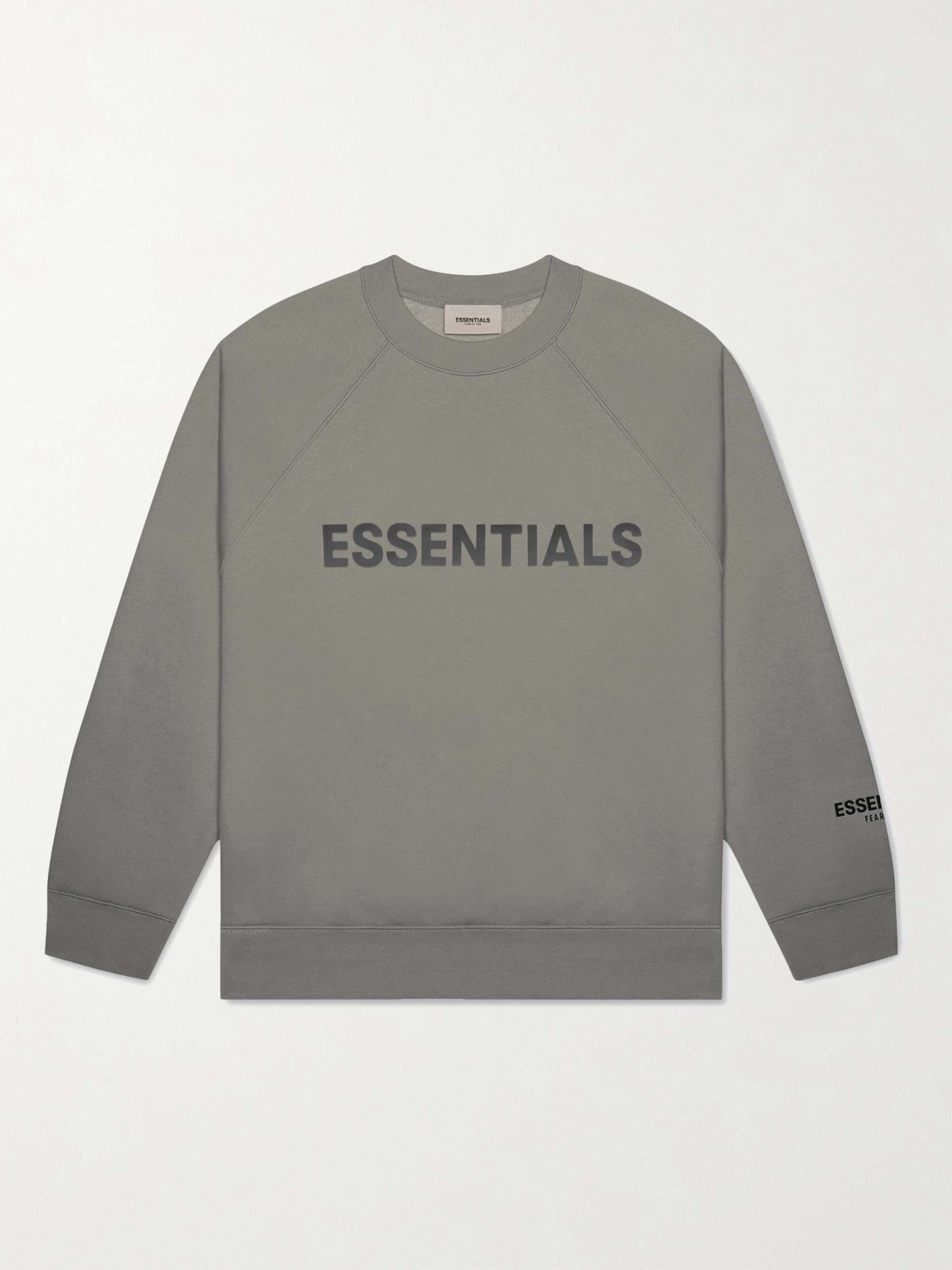 FEAR OF GOD ESSENTIALS Logo-Print Cotton-Jersey Sweatshirt
