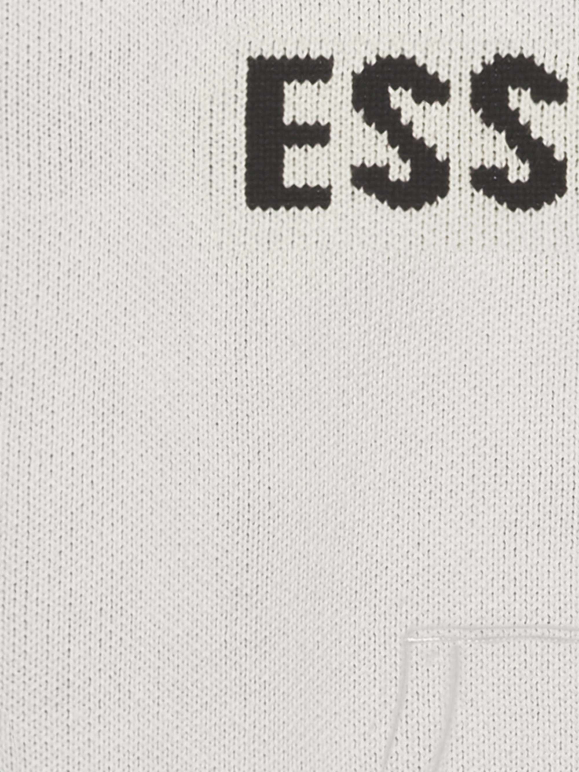 FEAR OF GOD ESSENTIALS Logo-Intarsia Cotton-Blend Hoodie