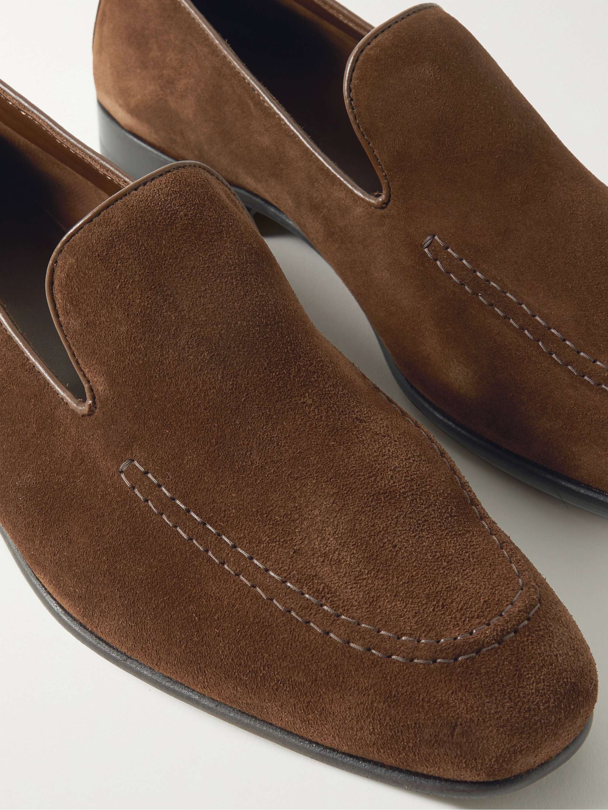 MANOLO BLAHNIK Truro Suede Loafers