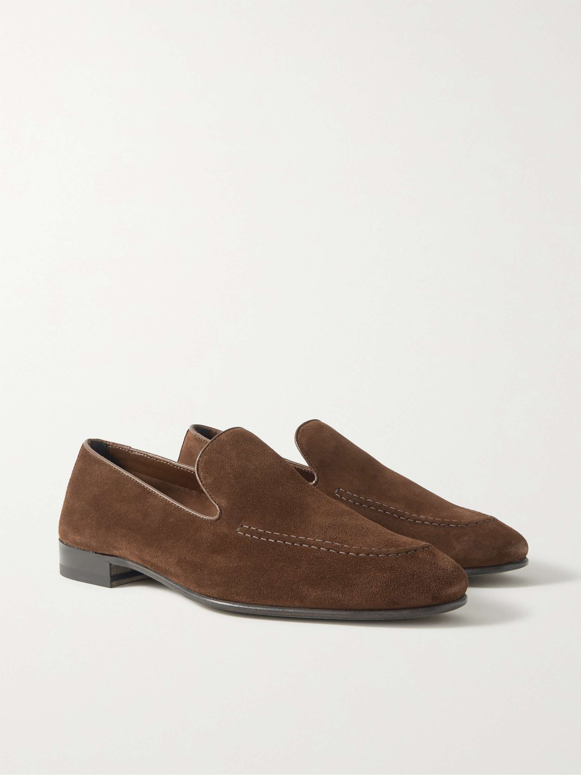 MANOLO BLAHNIK Truro Suede Loafers