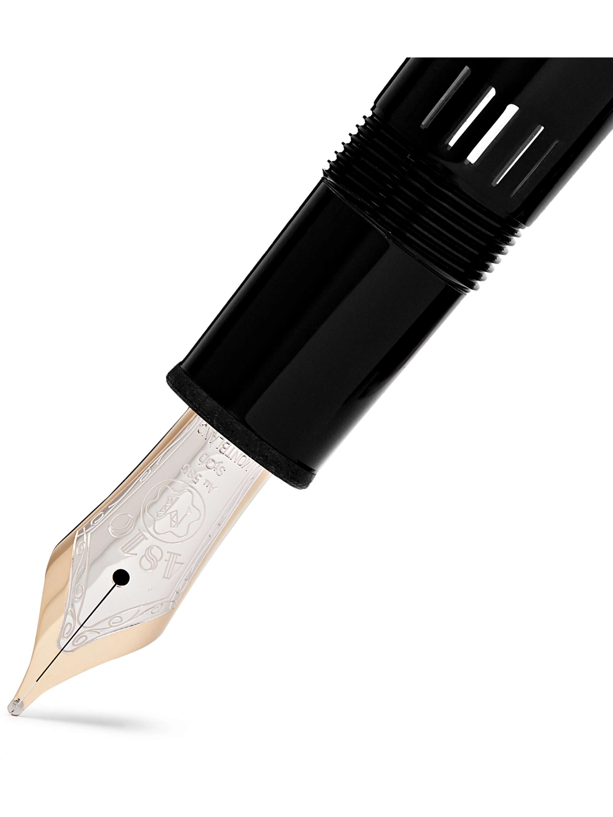 MONTBLANC Meisterstück LeGrand Resin and Gold-Plated Fountain Pen