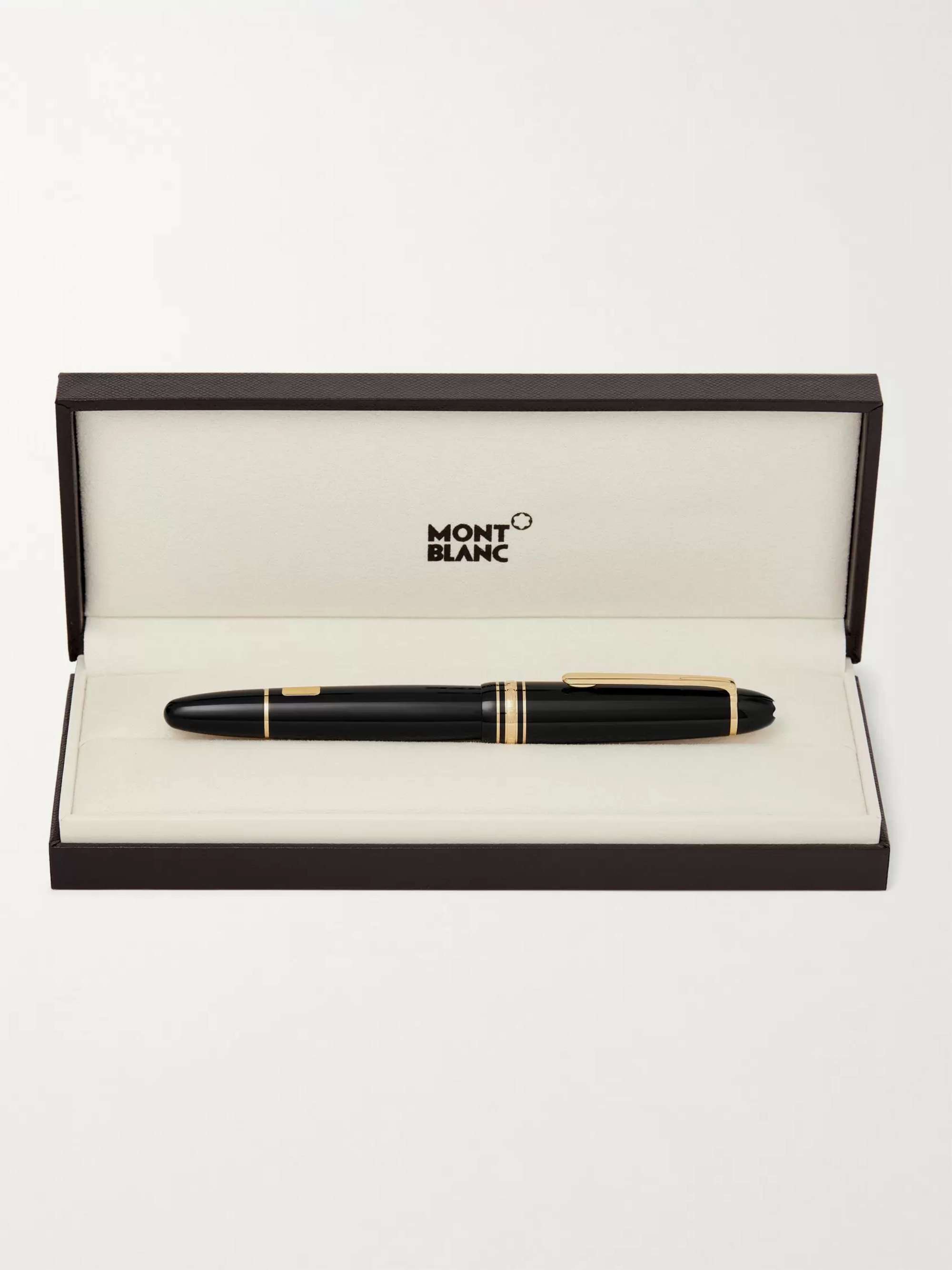 MONTBLANC Meisterstück LeGrand Resin and Gold-Plated Fountain Pen