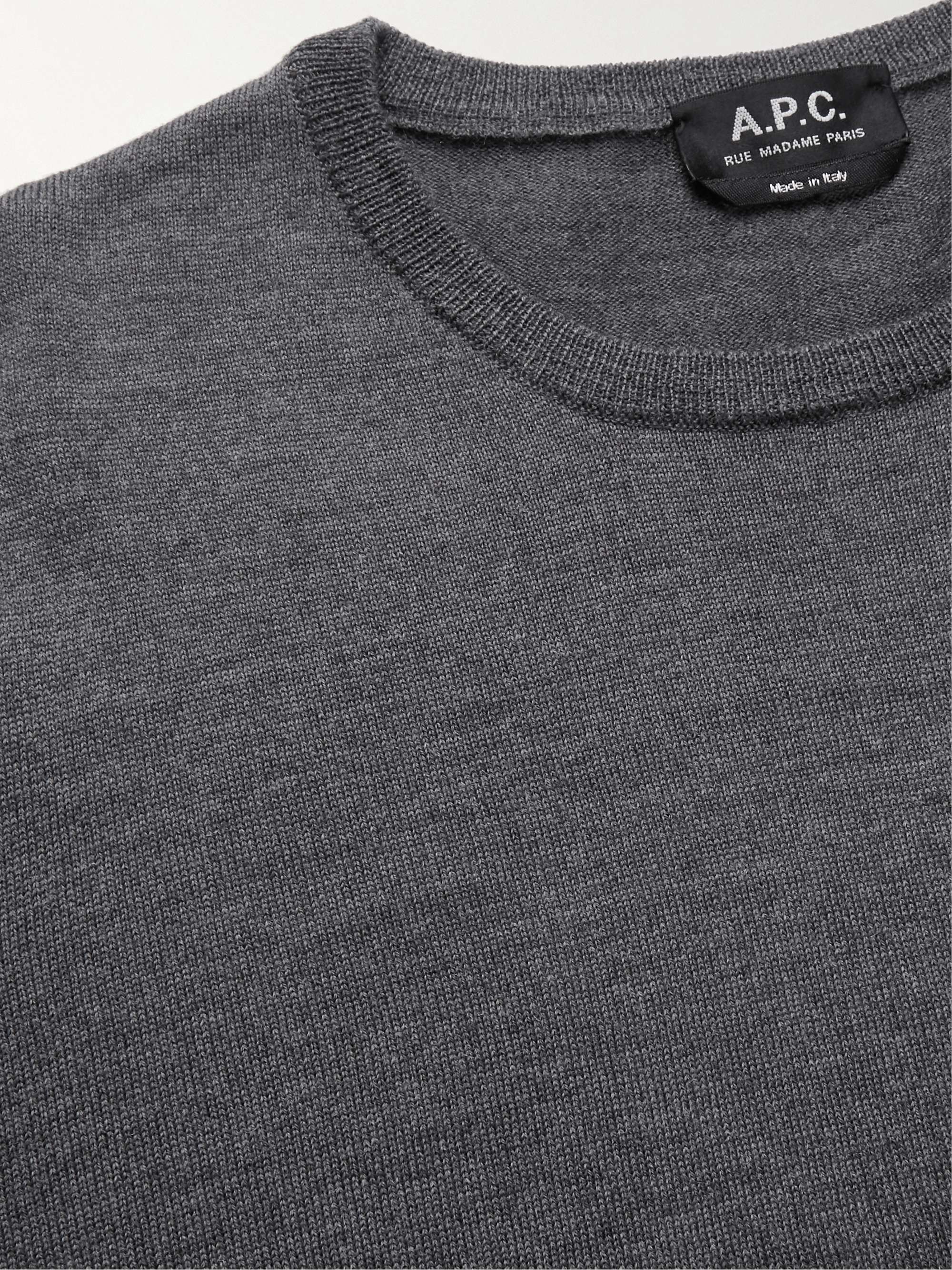 A.P.C. King Merino Wool Sweater for Men | MR PORTER