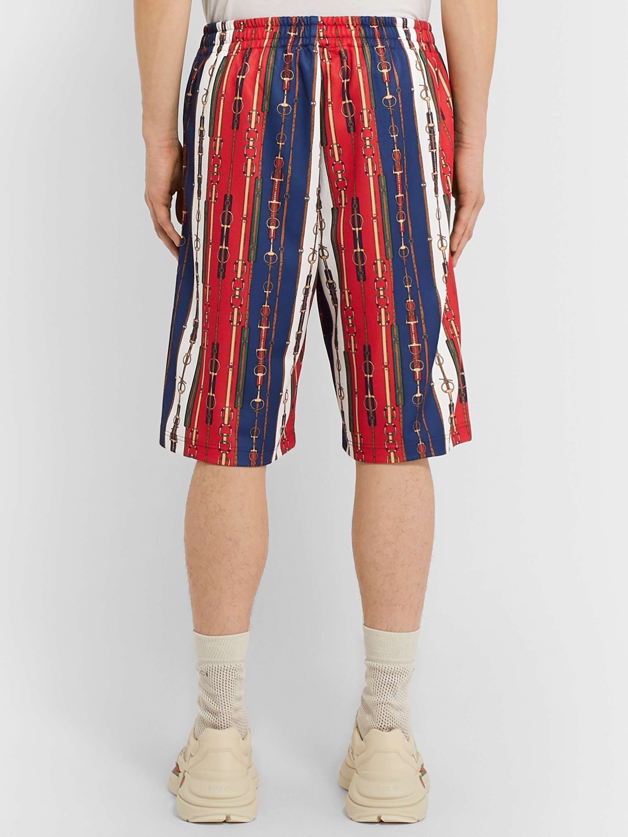 GUCCI Printed Tech-Jersey Shorts