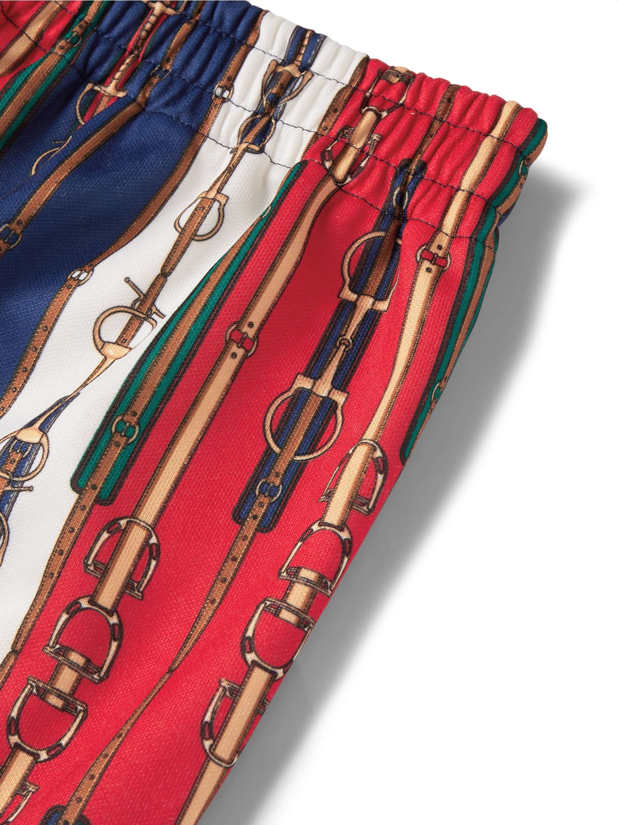 GUCCI Printed Tech-Jersey Shorts