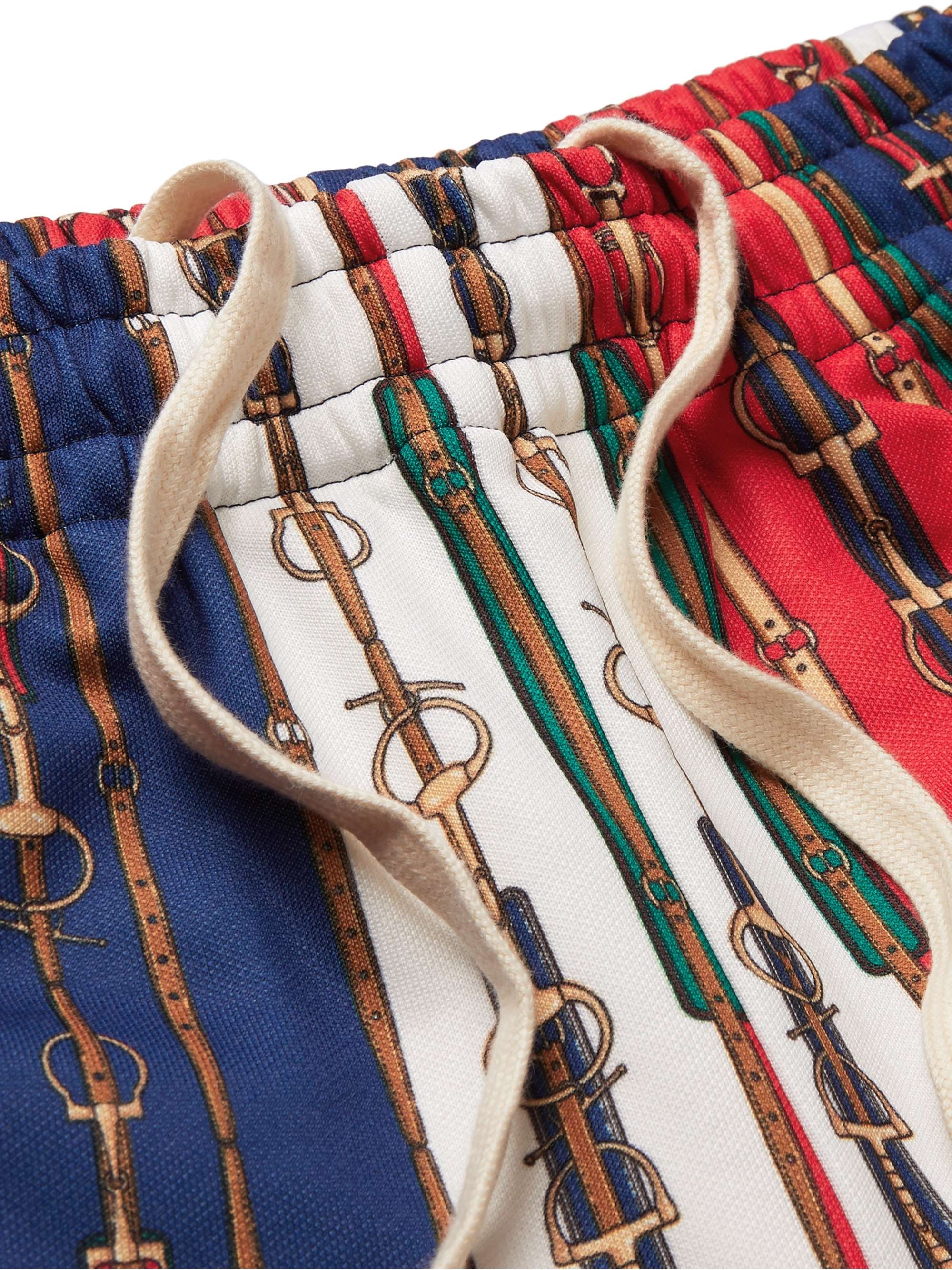 GUCCI Printed Tech-Jersey Shorts