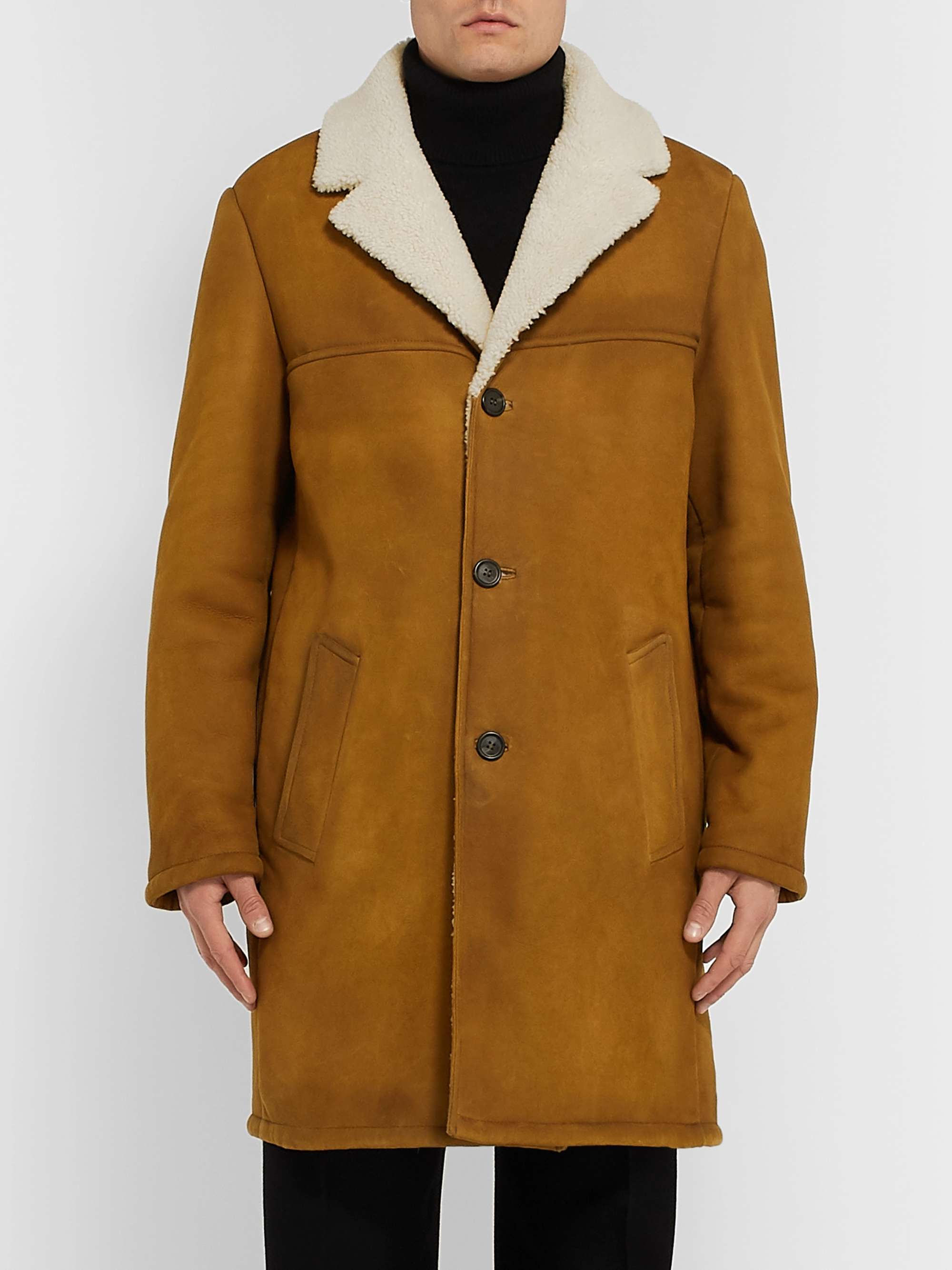 PRADA Shearling Coat for Men MR PORTER