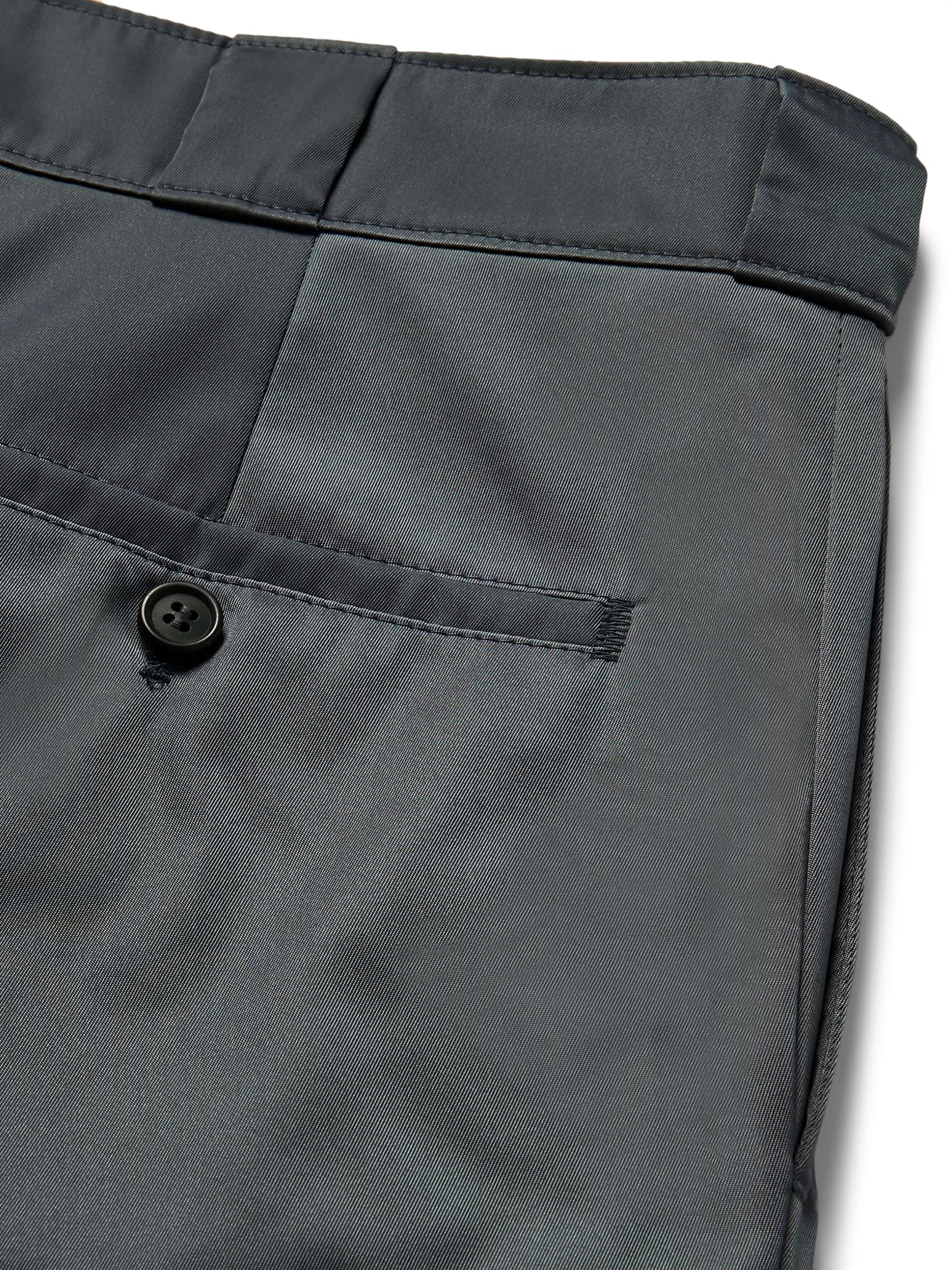 PRADA Logo-Appliquéd Nylon-Gabardine Trousers