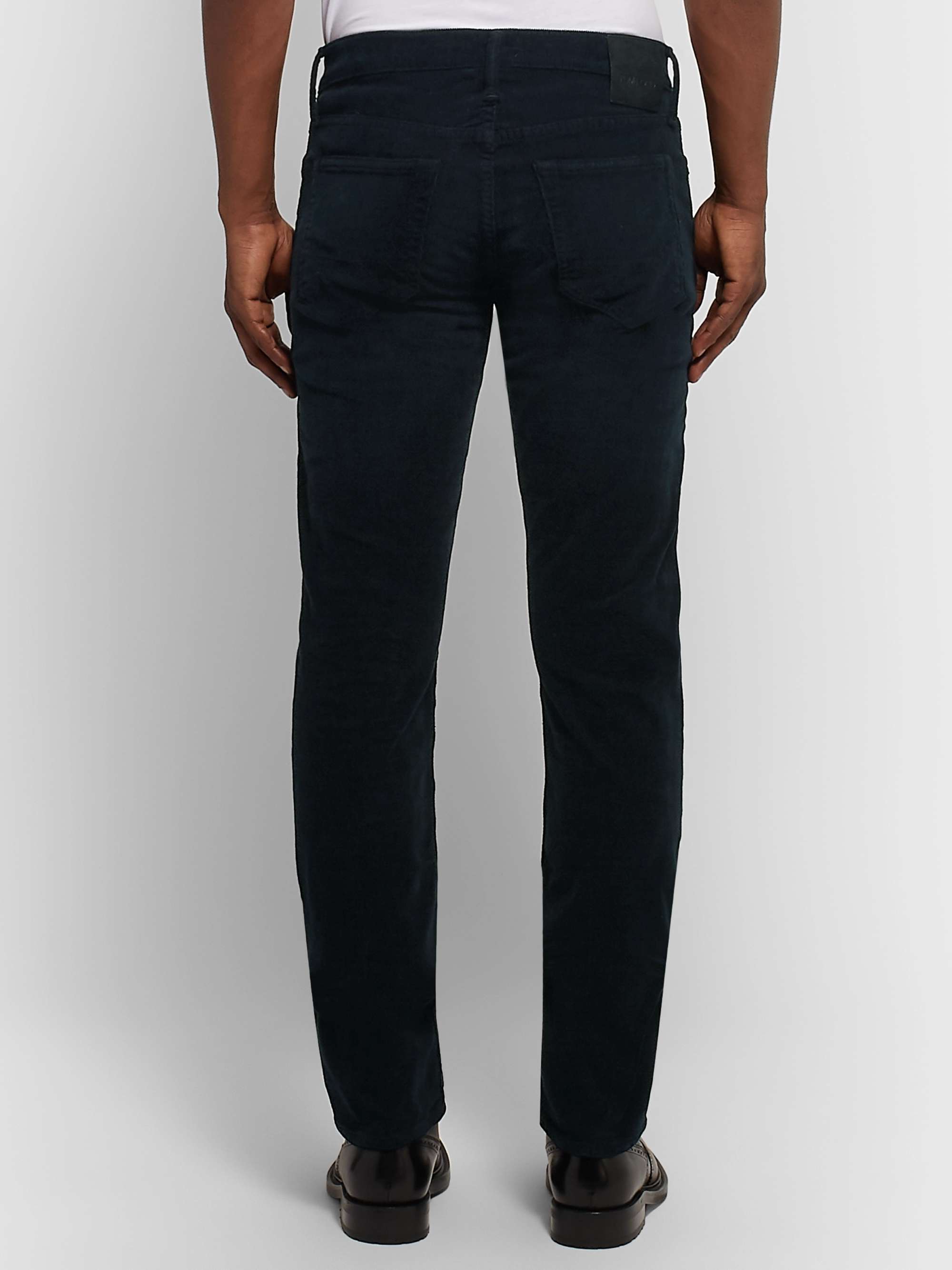 TOM FORD Slim-Fit Stretch-Cotton Corduroy Trousers