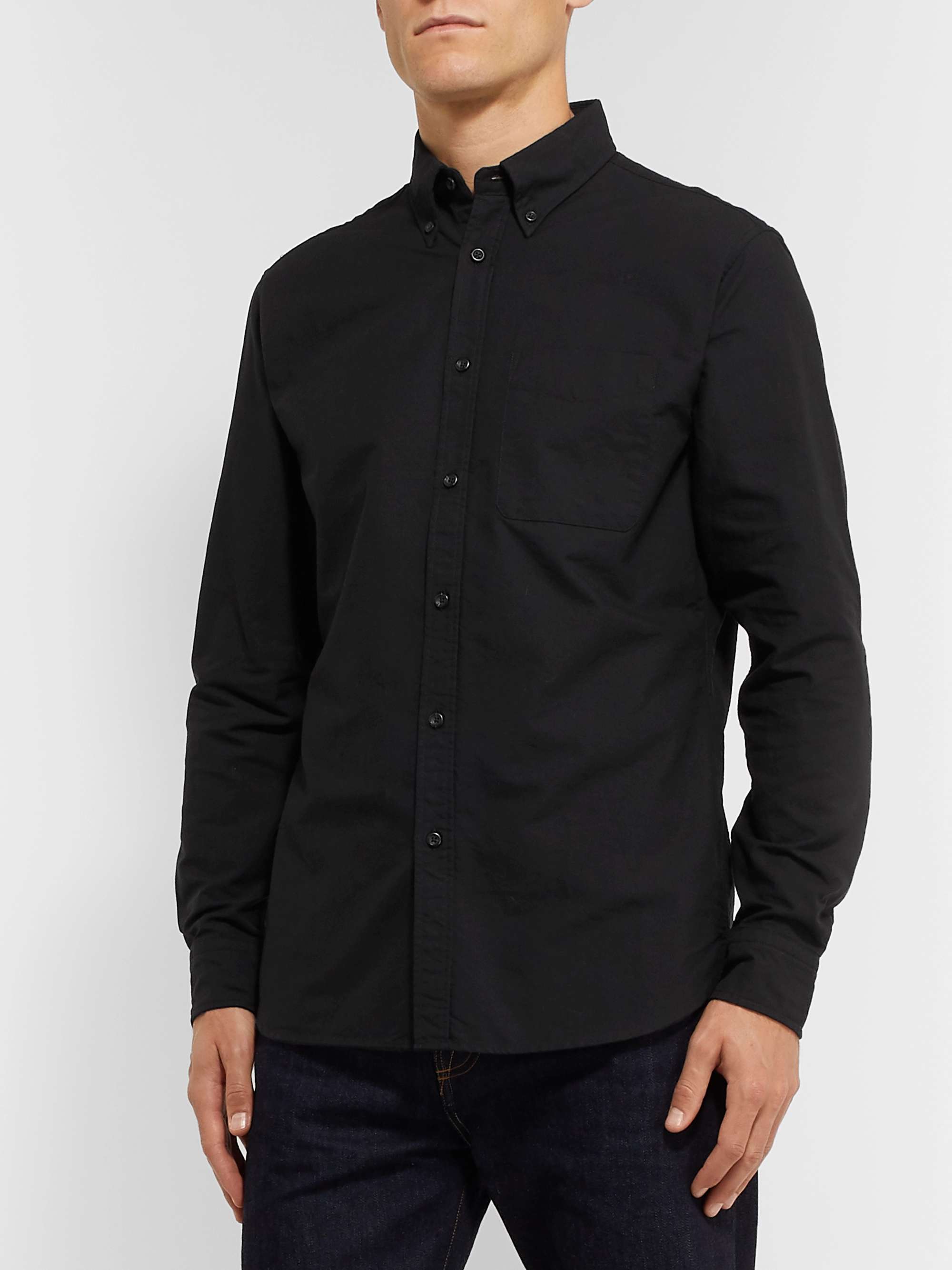 MR P. Button-Down Collar Cotton Oxford Shirt