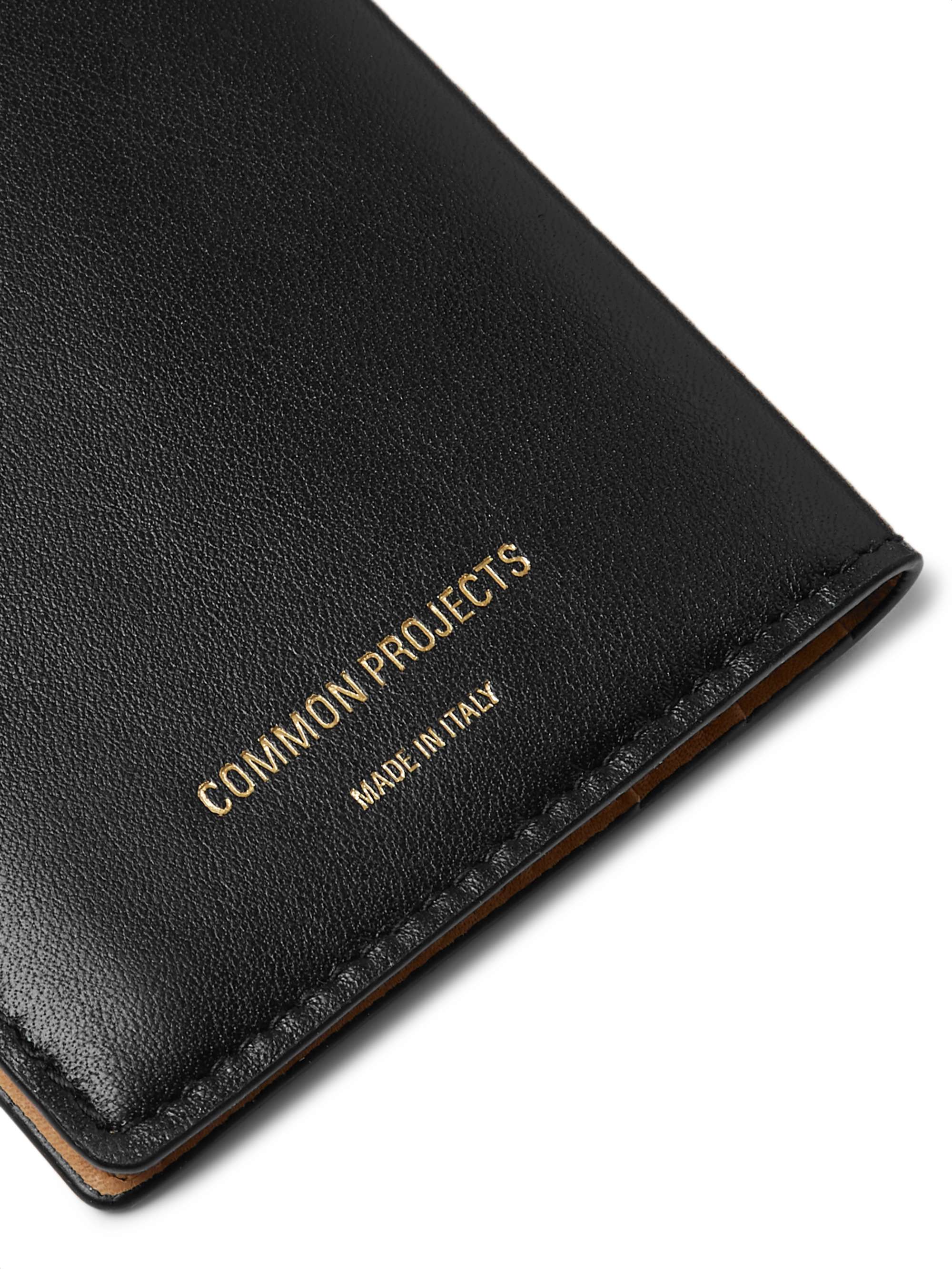 COMMON PROJECTS Logo-Print Leather Bifold Wallet