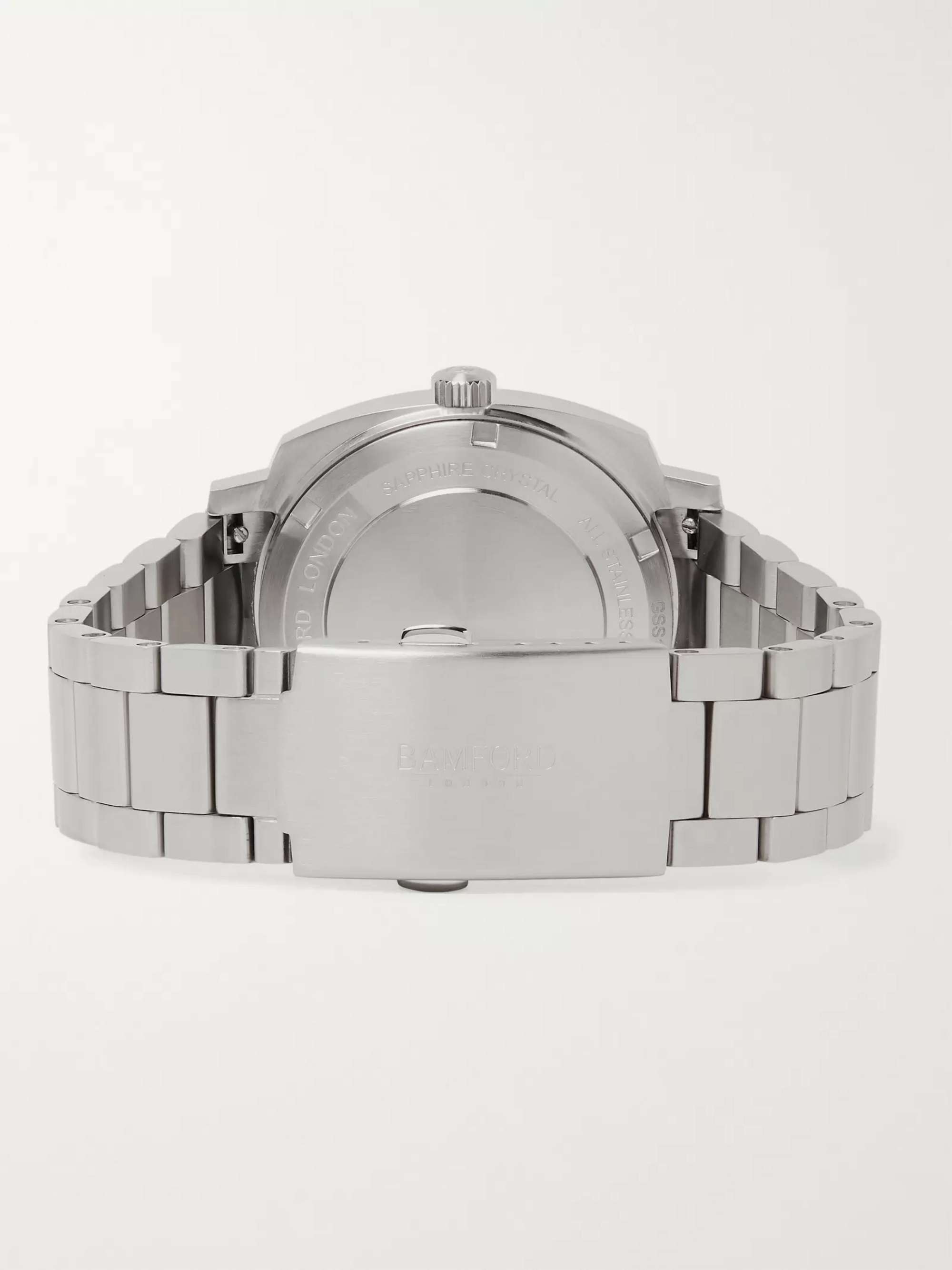 BAMFORD WATCH DEPARTMENT GMT Automatic 40mm Stainless Steel Watch