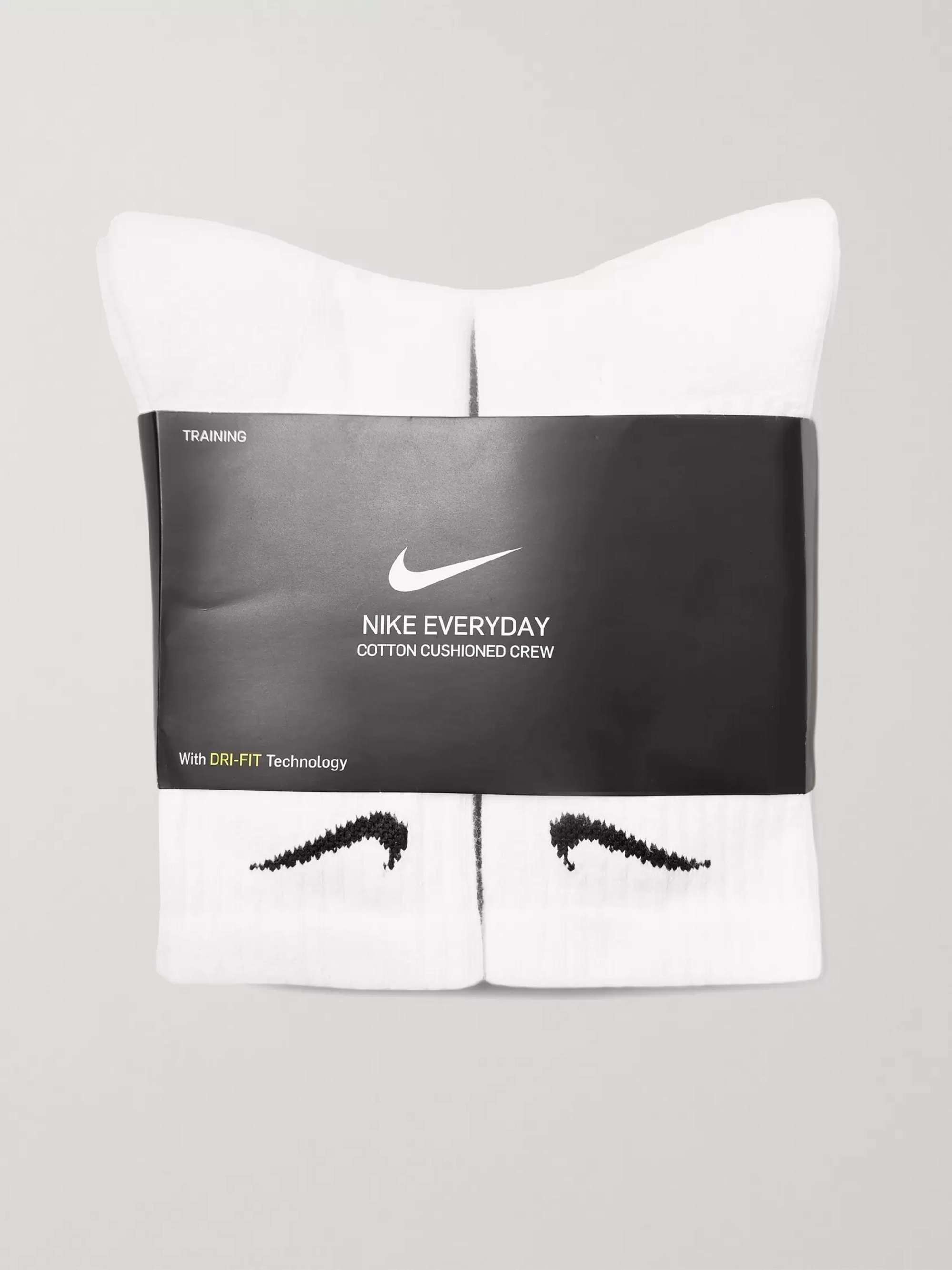 lepel Onverbiddelijk telex NIKE TRAINING Six-Pack Everyday Cushioned Dri-FIT Socks for Men | MR PORTER