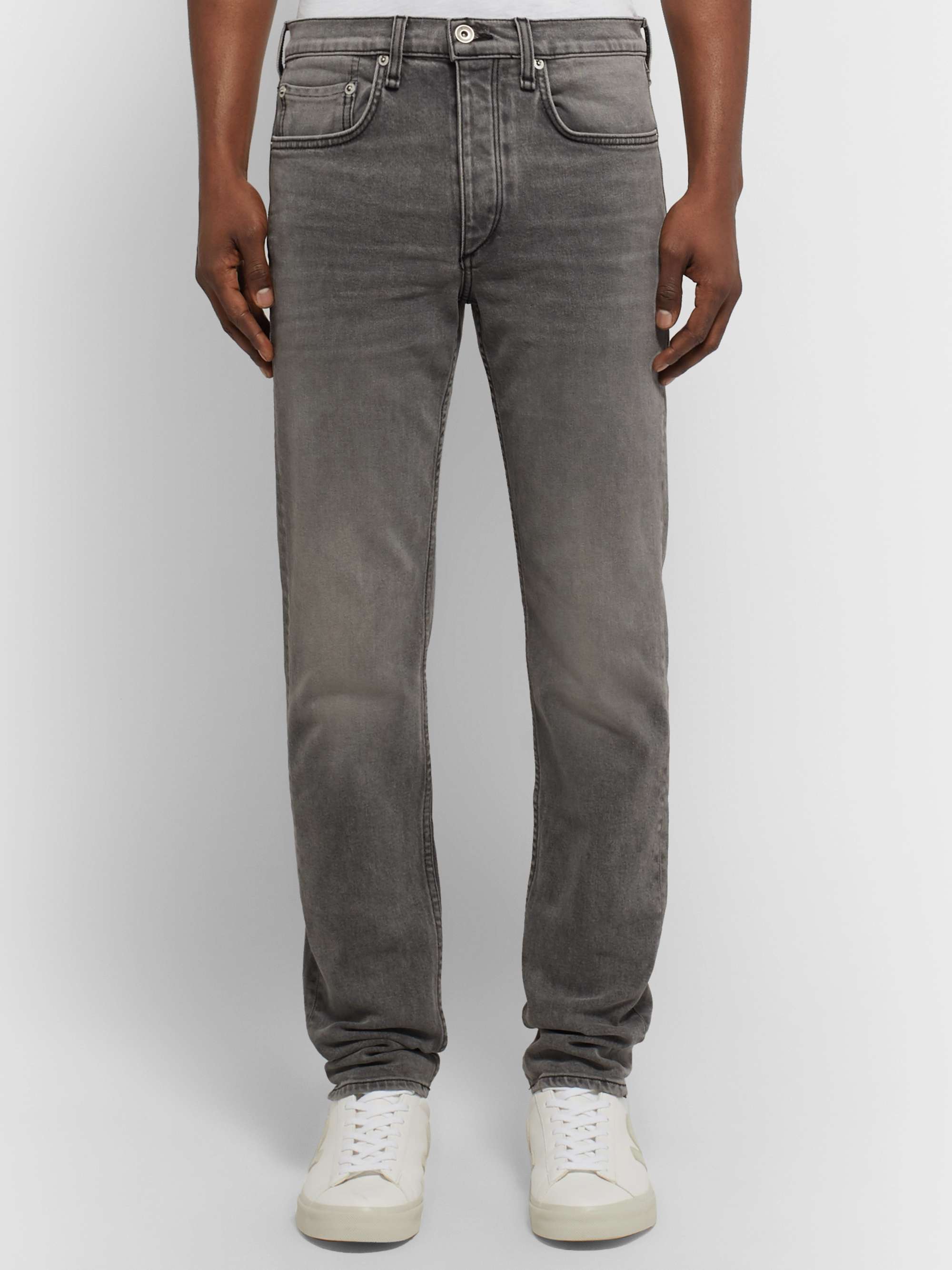 RAG & BONE Fit 2 Slim-Fit Washed Stretch-Denim Jeans