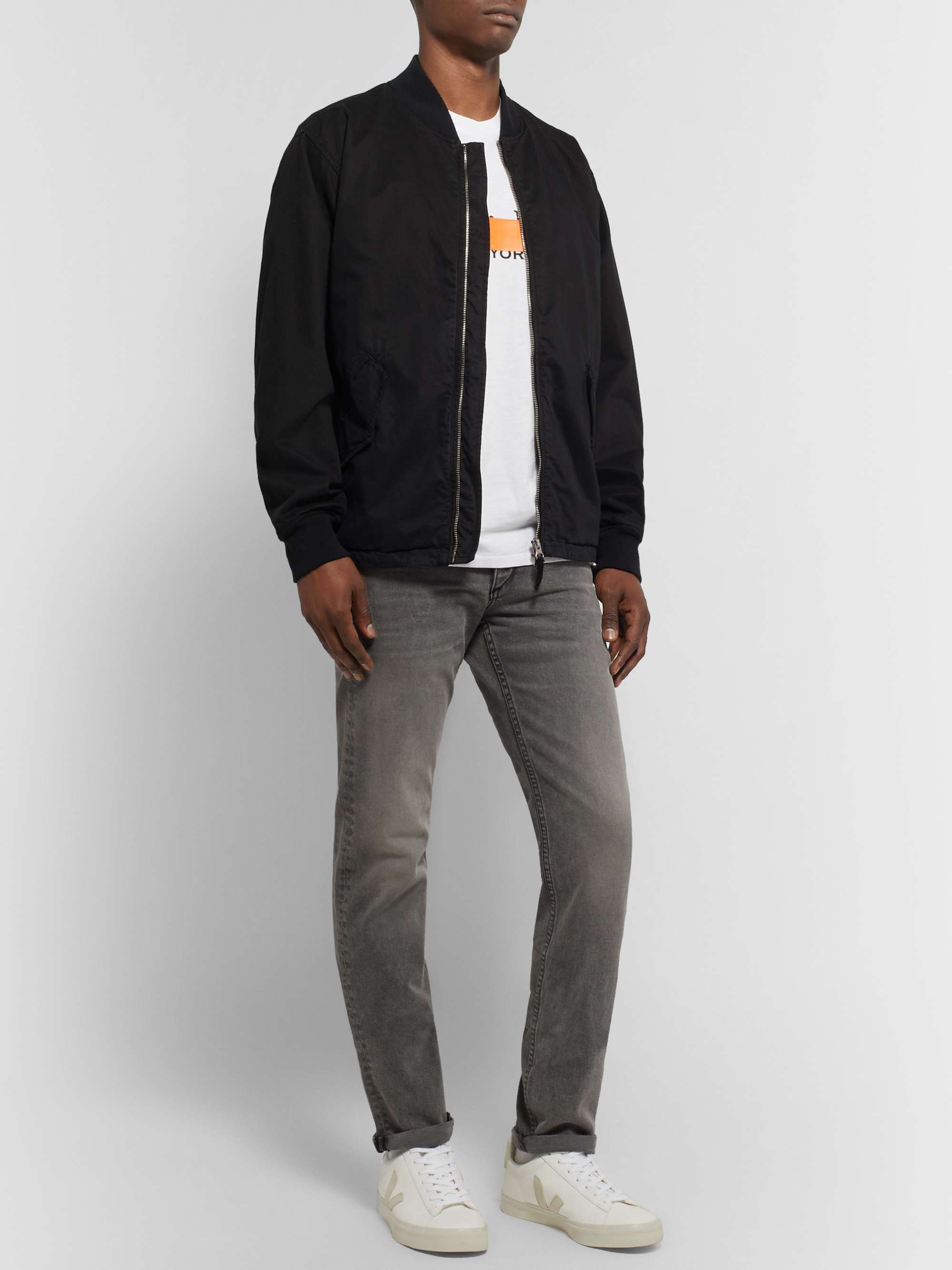 RAG & BONE Fit 2 Slim-Fit Washed Stretch-Denim Jeans