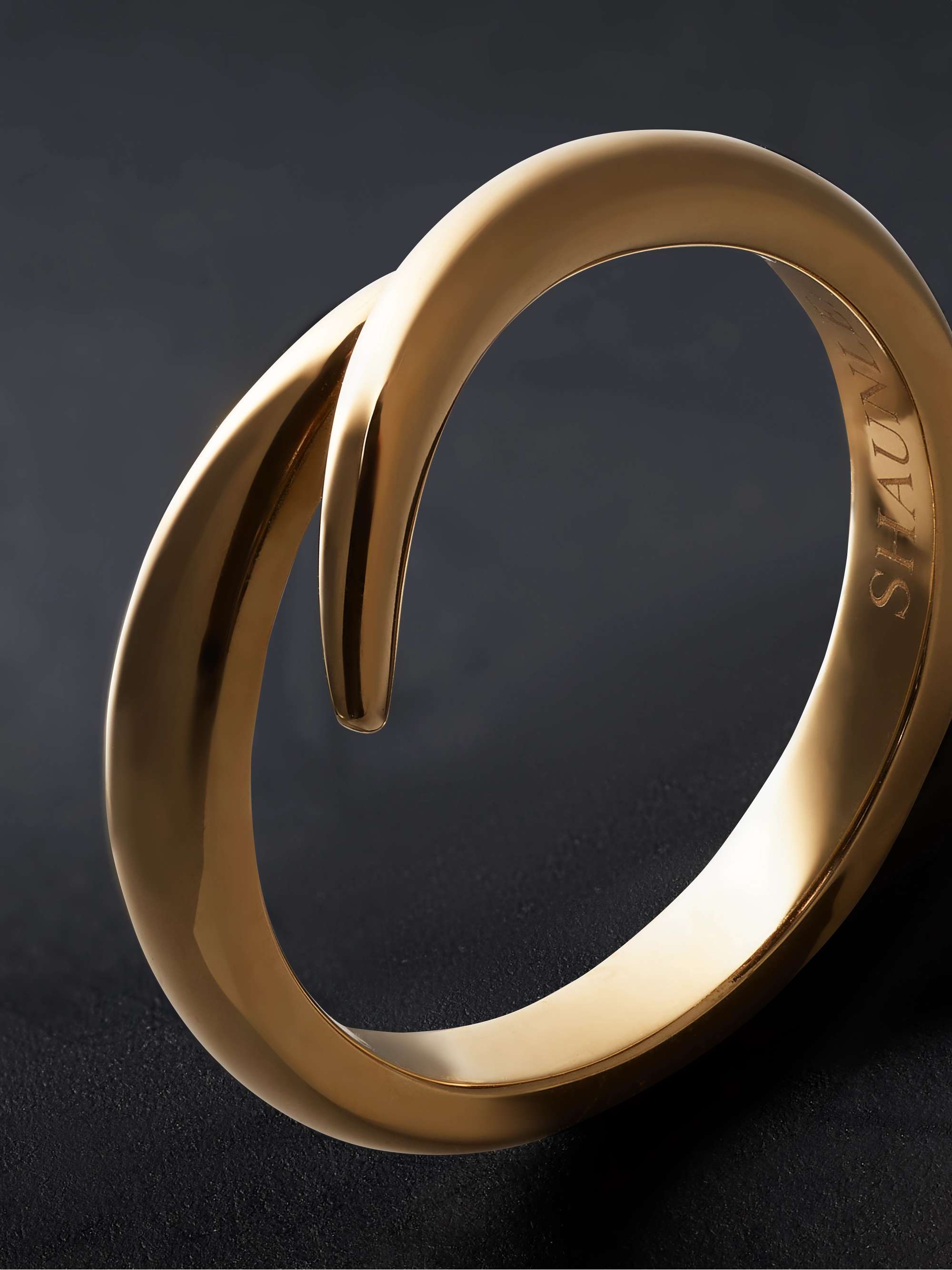 SHAUN LEANE Interlock Me 18-Karat Gold Ring