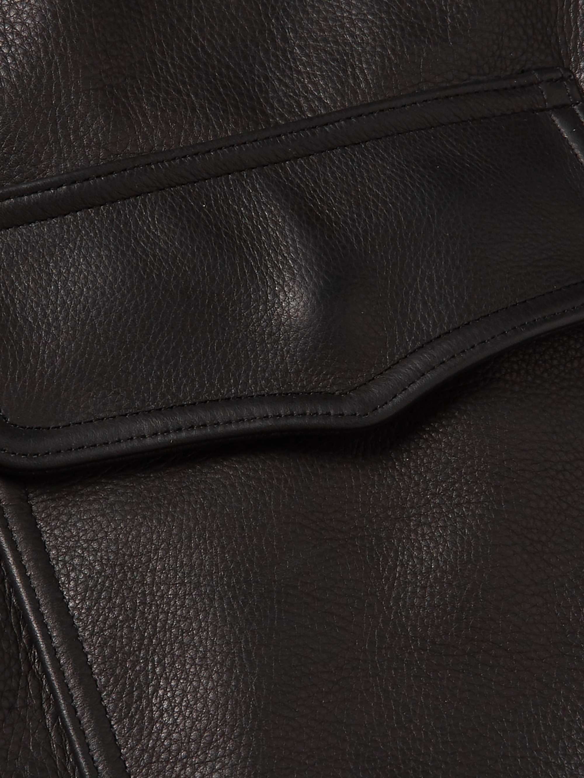 GOLDEN BEAR The Carter Shearling Bomber Jacket