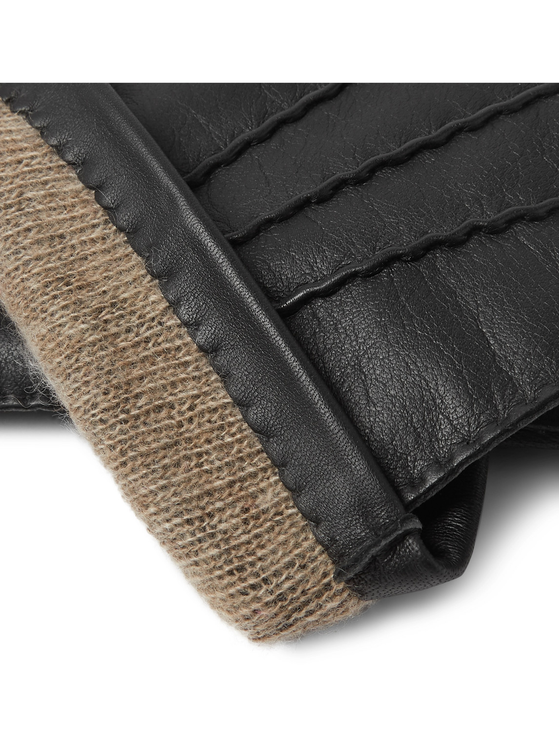 Shop Dents Shaftesbury Touchscreen Cashmere-lined Leather Gloves In Black