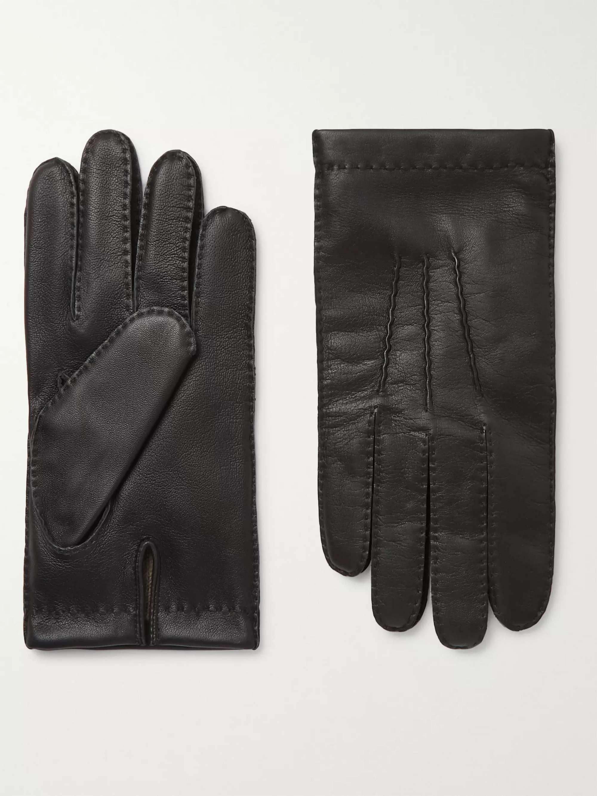 DENTS Shaftesbury Touchscreen Cashmere-Lined Leather Gloves | Men MR for PORTER