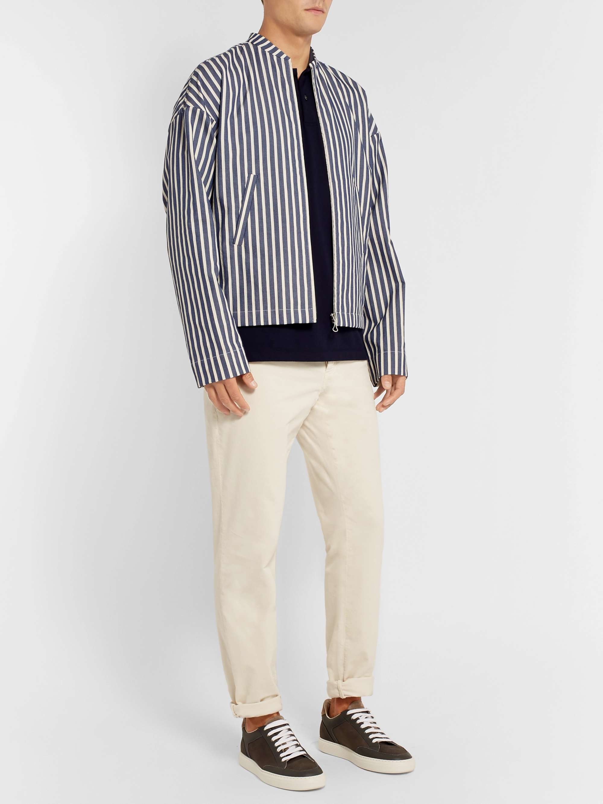 CONNOLLY Striped Cotton Jacket