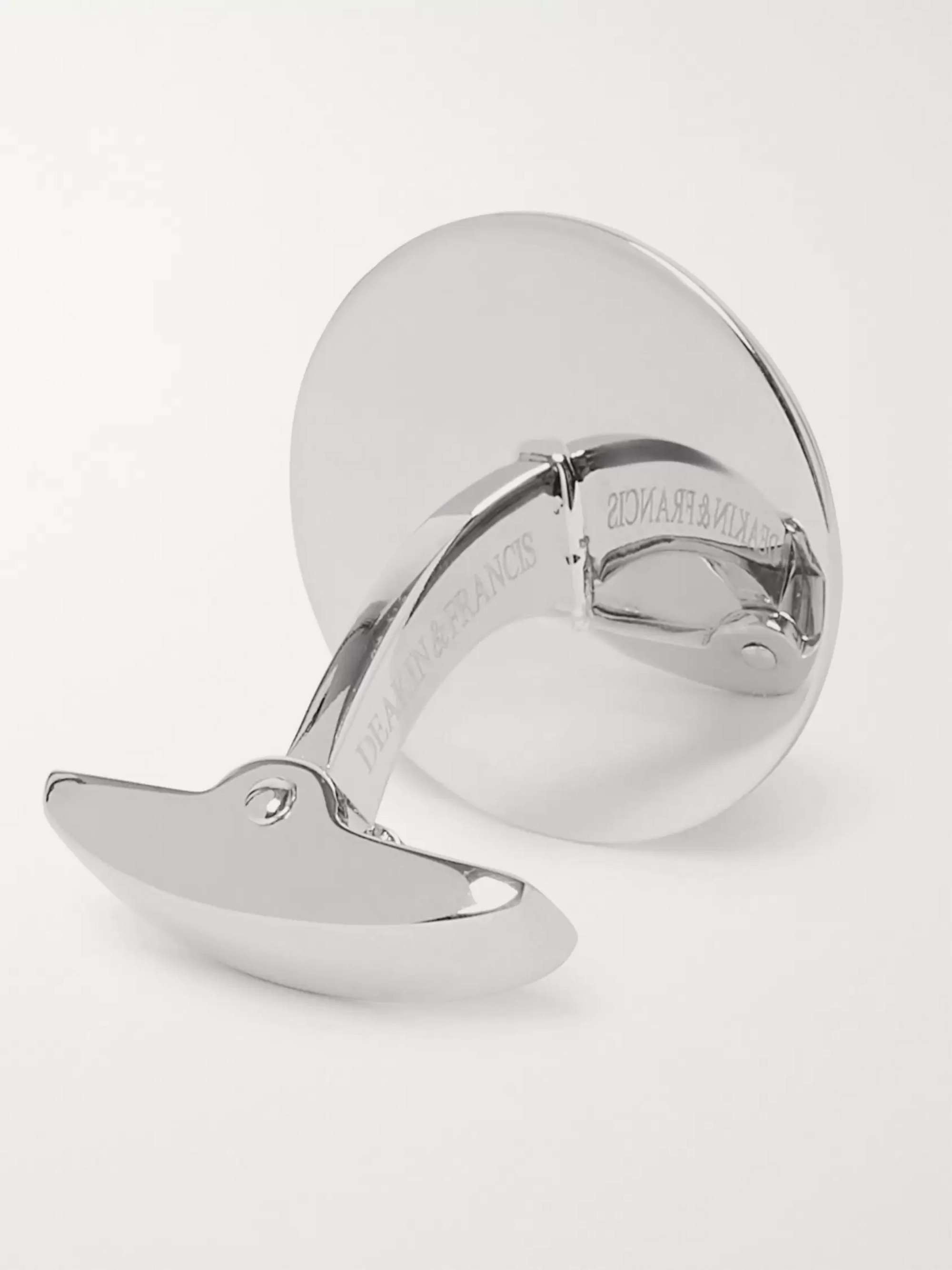 DEAKIN & FRANCIS 18-Karat Gold, Malachite and Lapis Lazuli Cufflinks