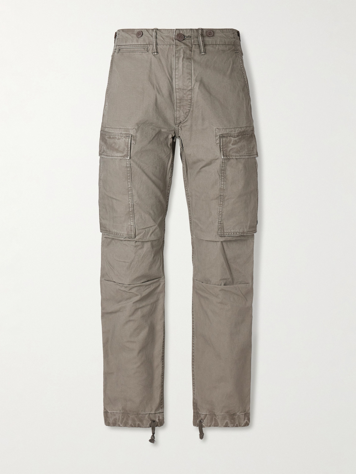RRL Slim-Fit Tapered Washed-Cotton Cargo Trousers - Men
