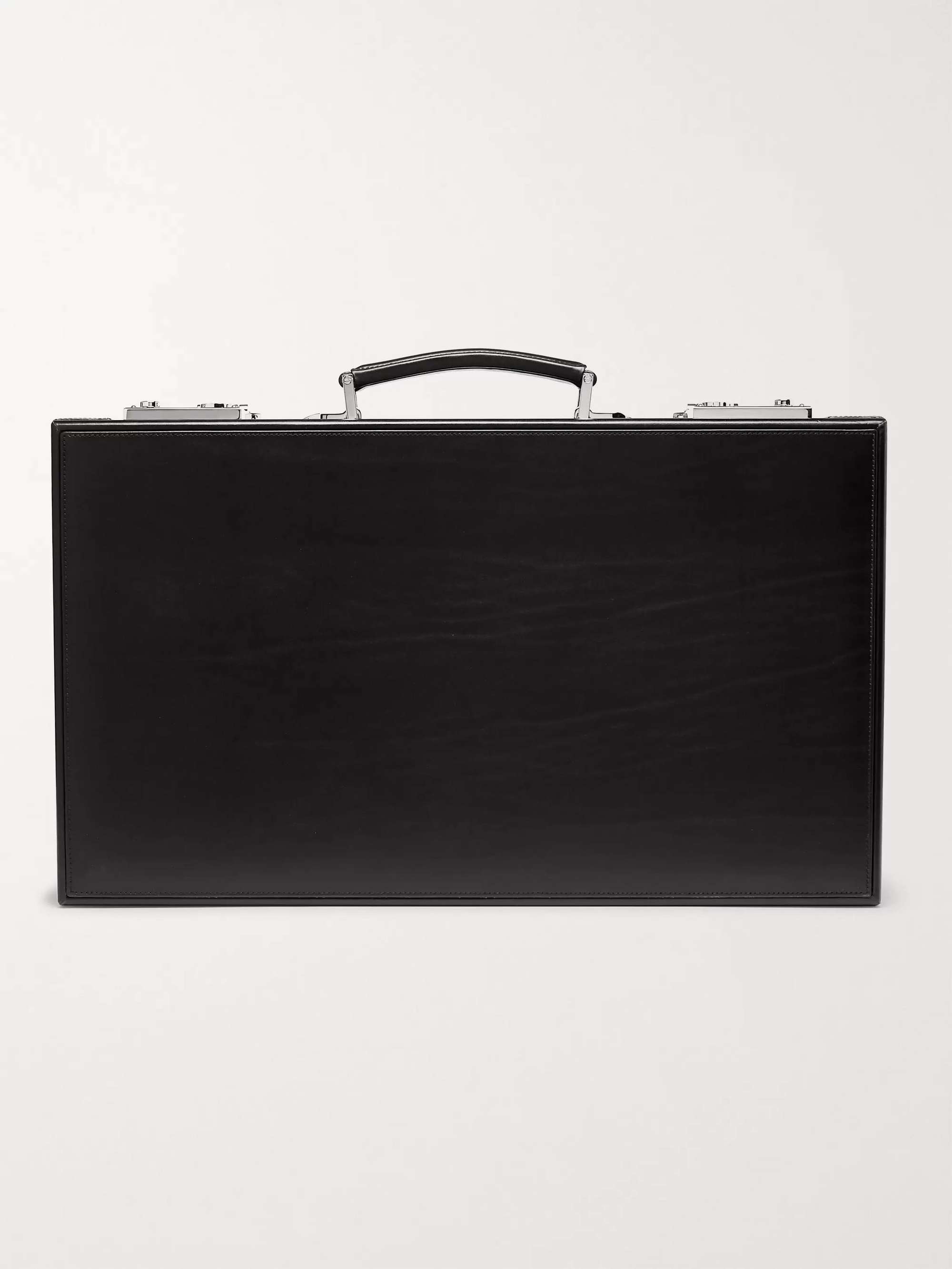 ASPREY Hanover Leather Poker Set