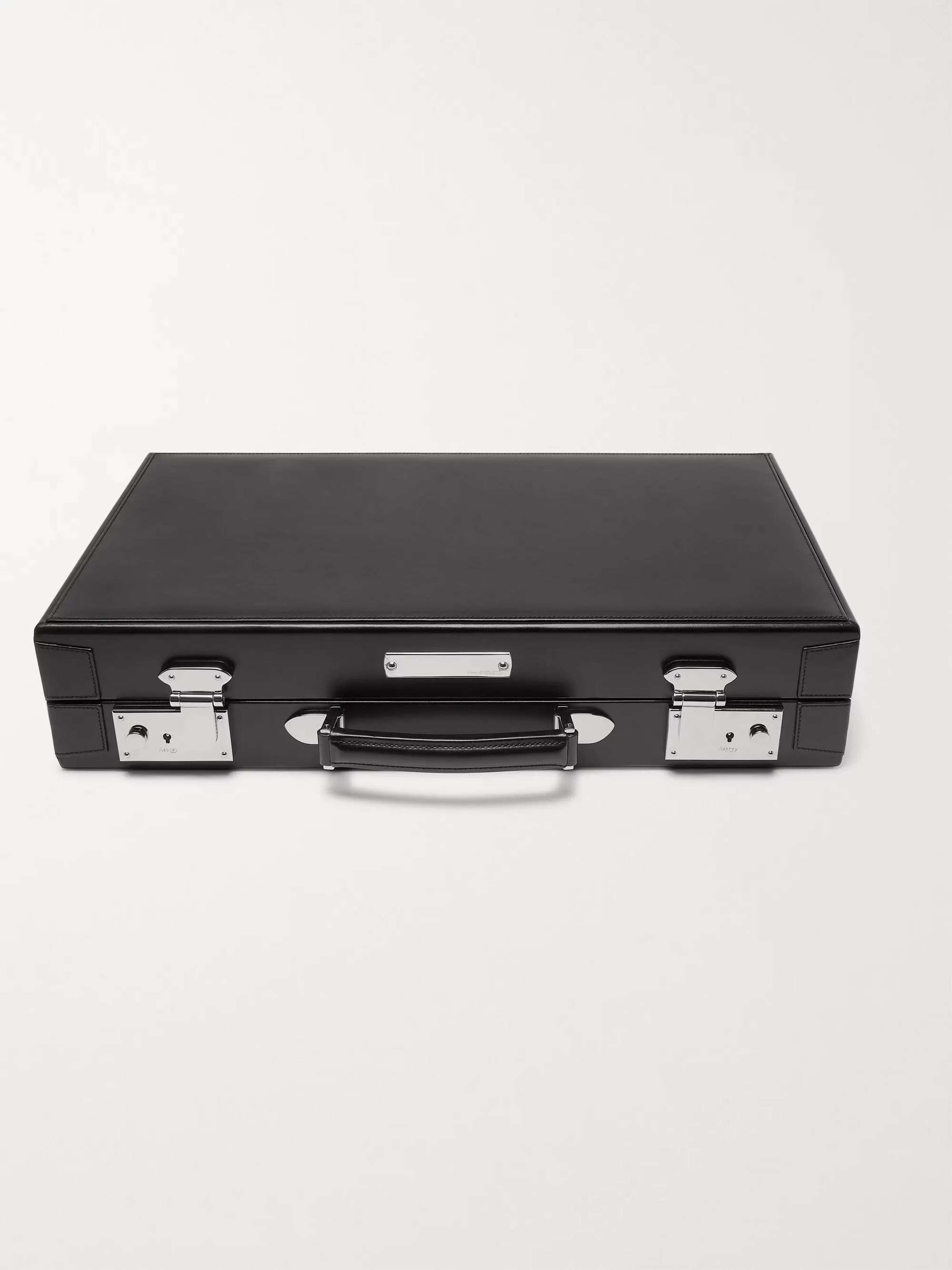 ASPREY Hanover Leather Poker Set