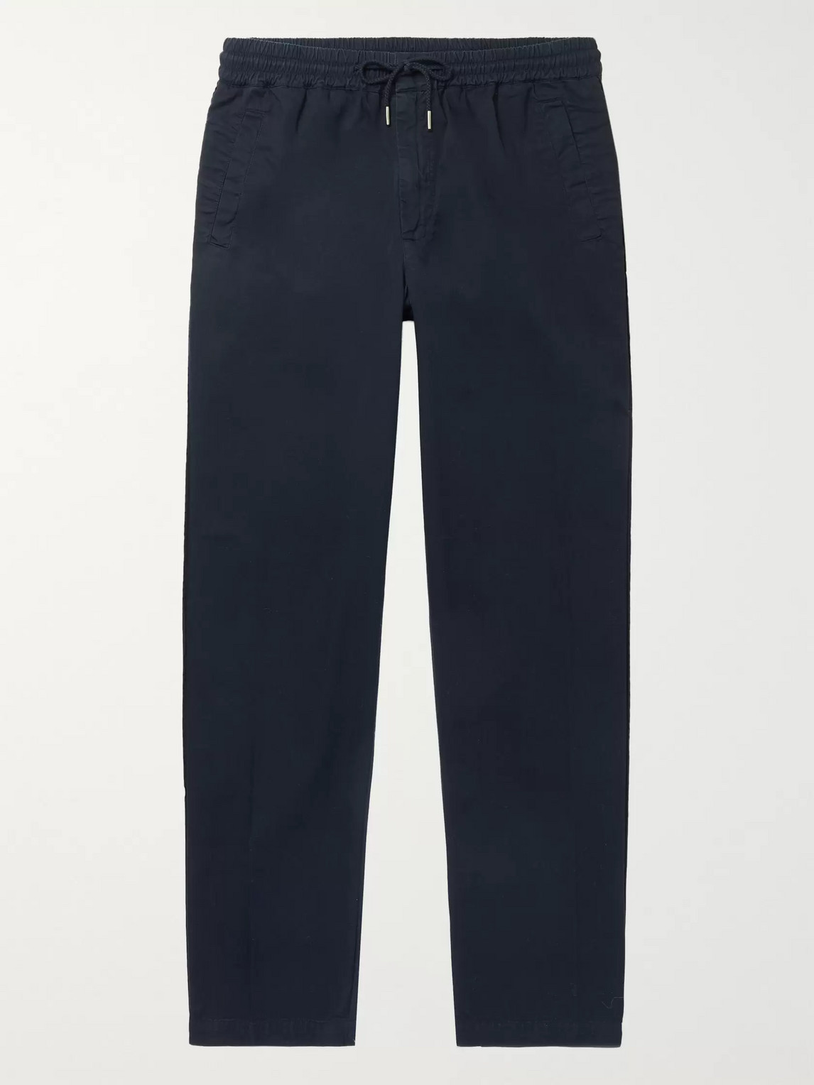 Folk Tapered Cotton-Twill Drawstring Trousers - Men