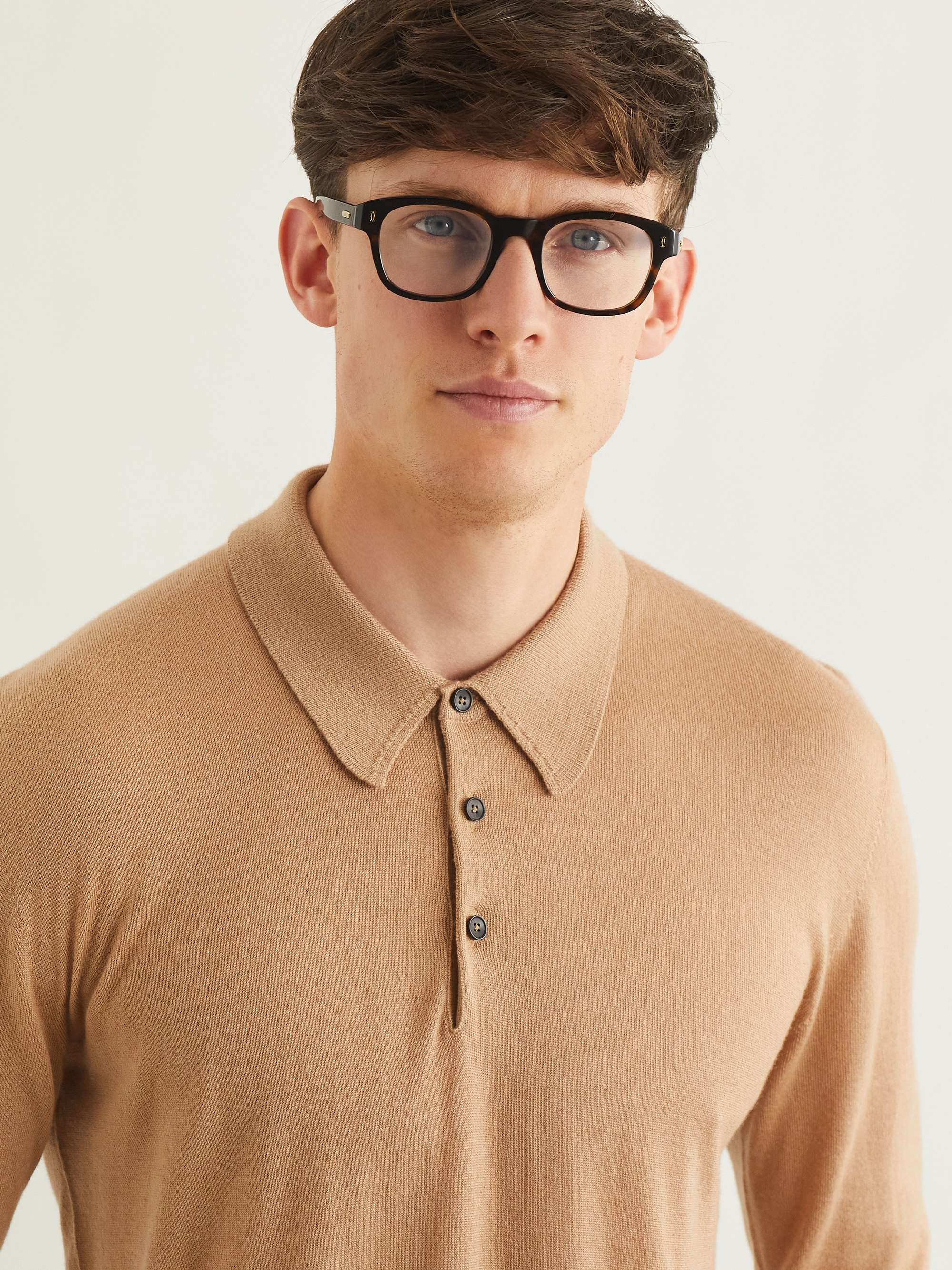 CARTIER EYEWEAR Square-Frame Tortoiseshell Acetate Optical Glasses