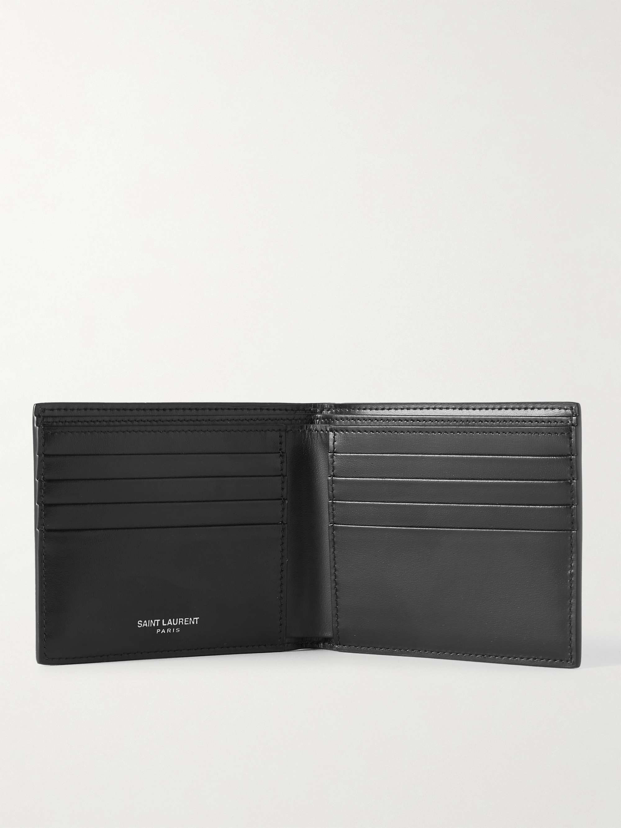 Saint laurent black wallet new arrivals