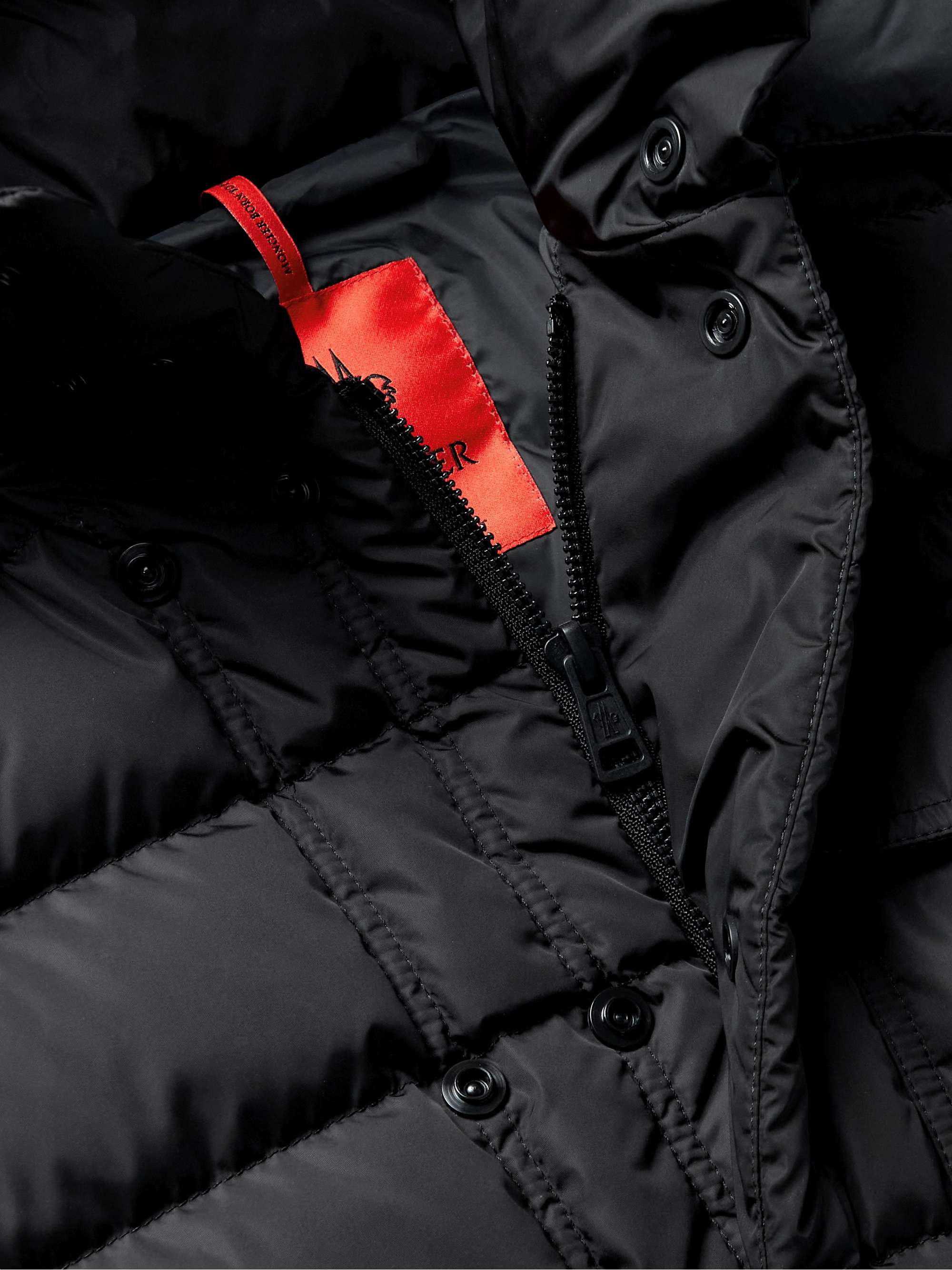 MONCLER Born to Protect Quilted ECONYL Hooded Down Jacket