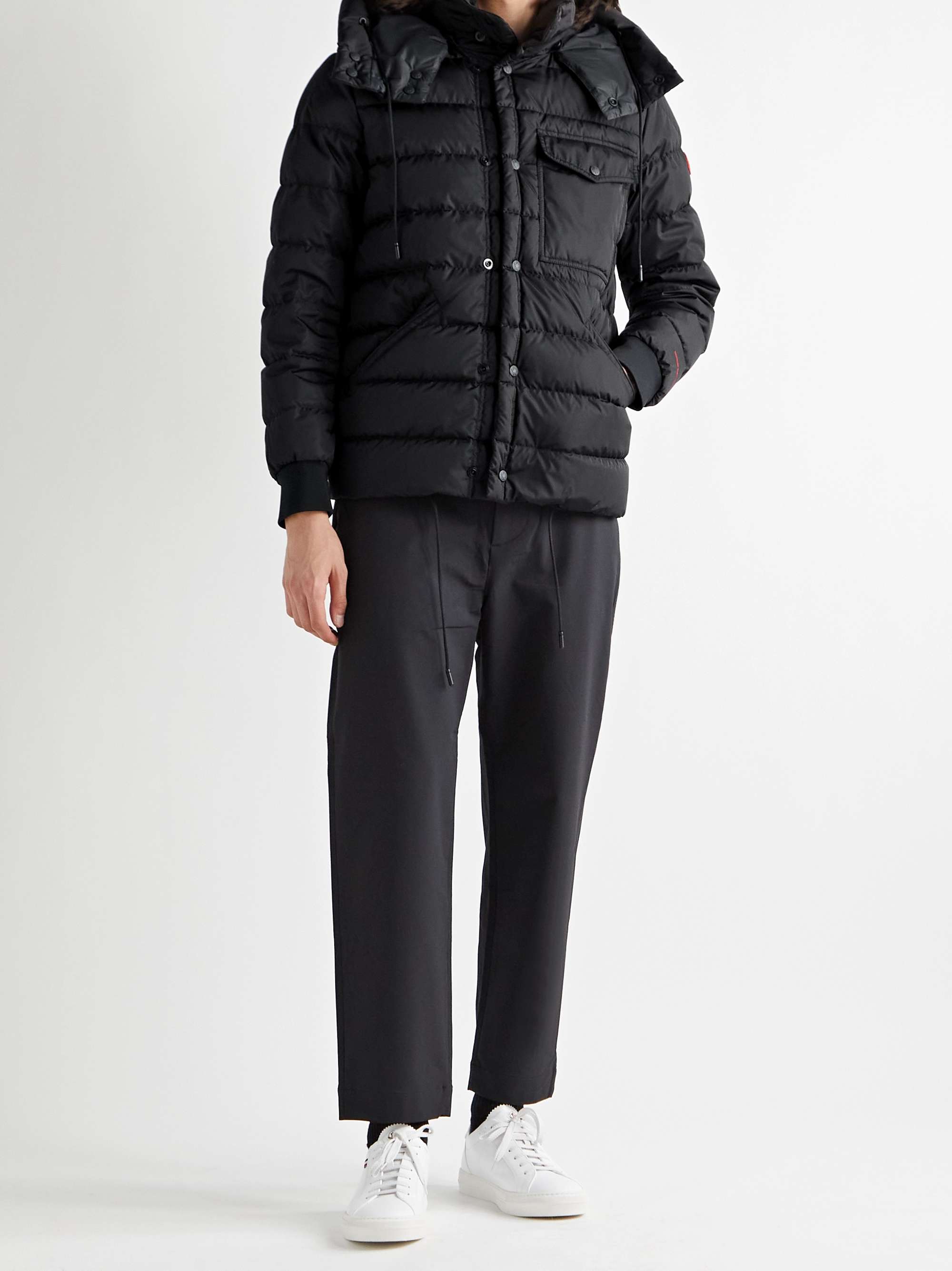 MONCLER Born to Protect Quilted ECONYL Hooded Down Jacket
