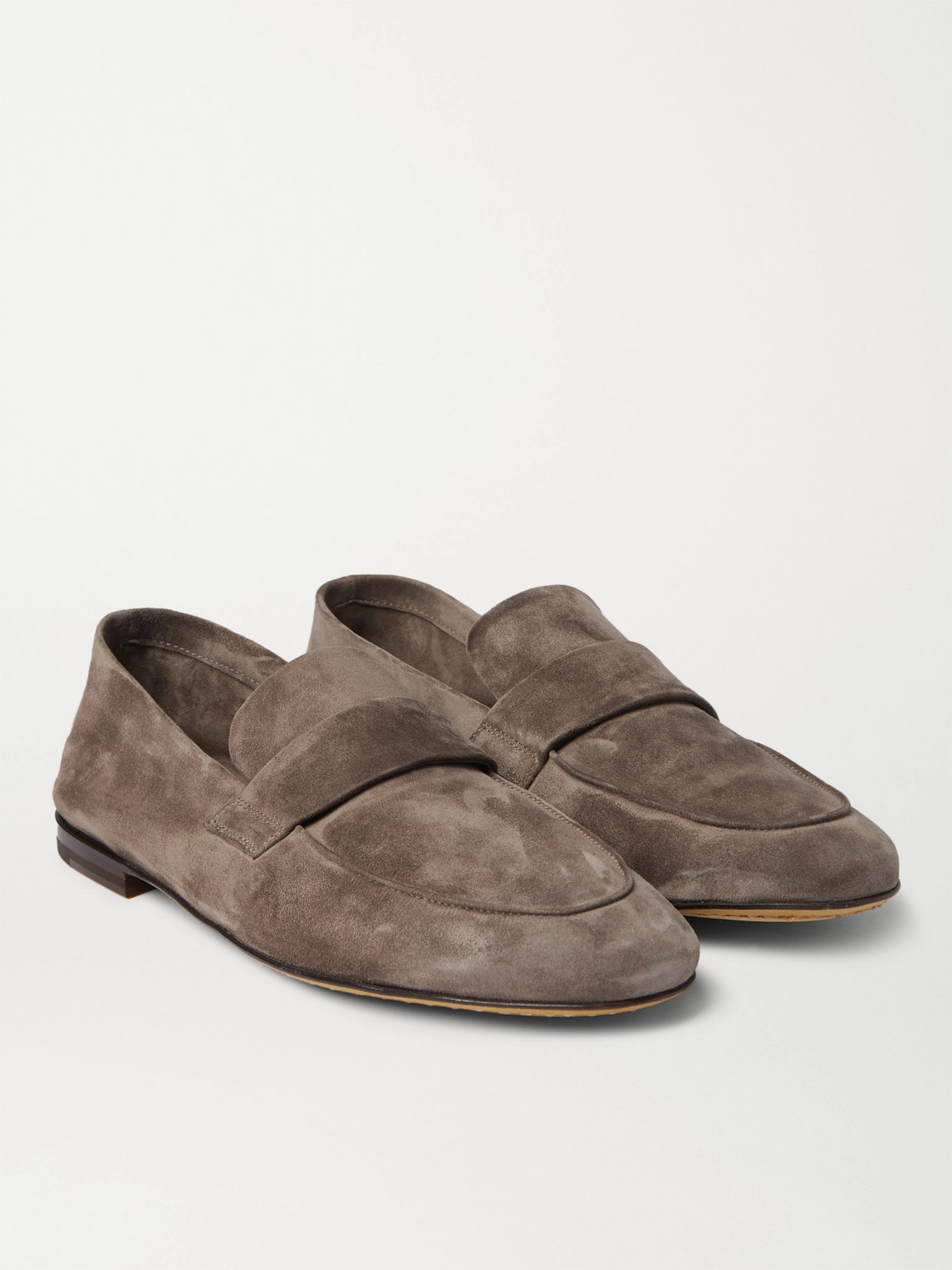 Shop Officine Creative Airto Suede Loafers In Brown
