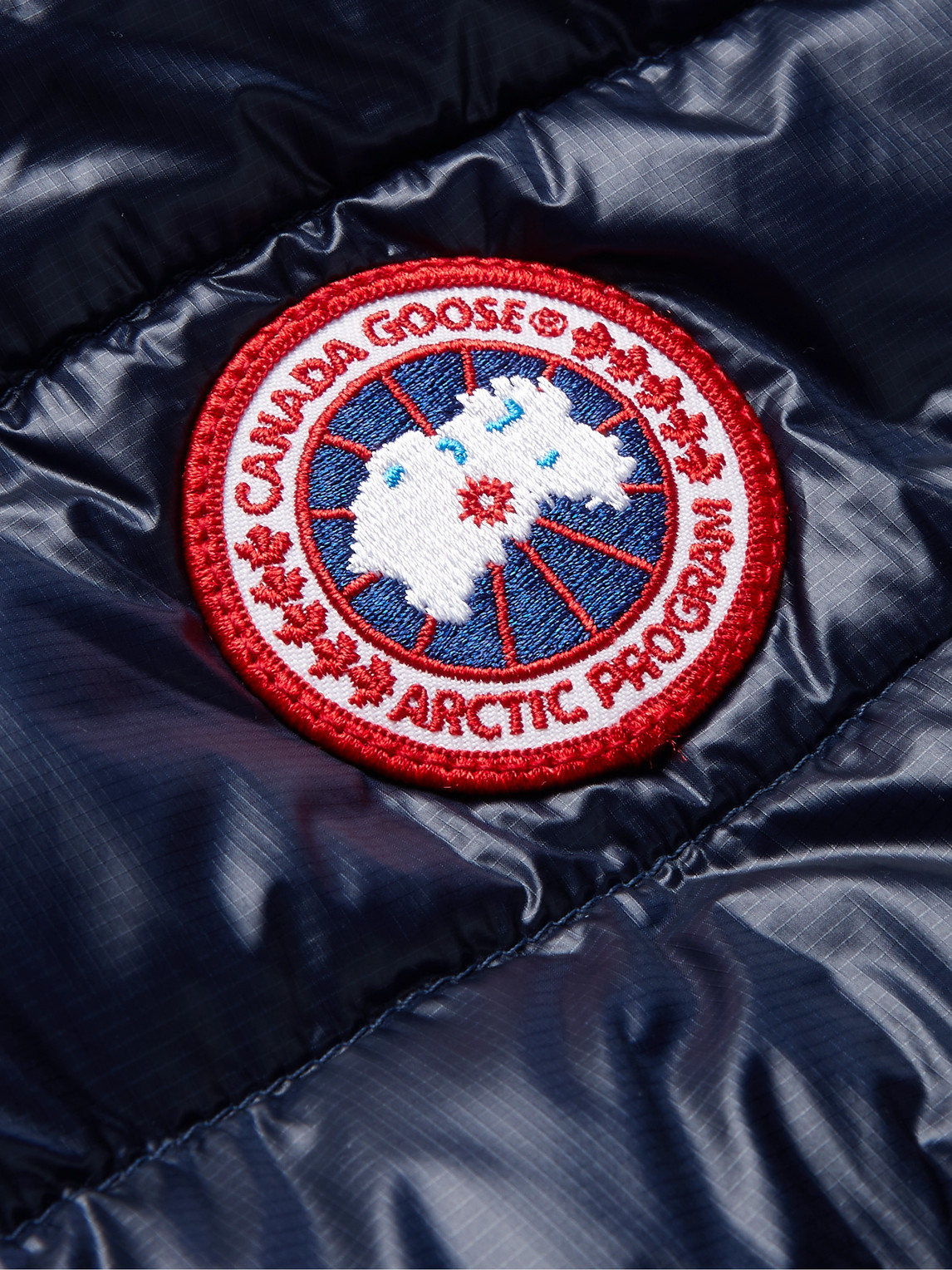 Shop Canada Goose Hybridge Lite Slim-fit Quilted Shell Down Gillet In Blue